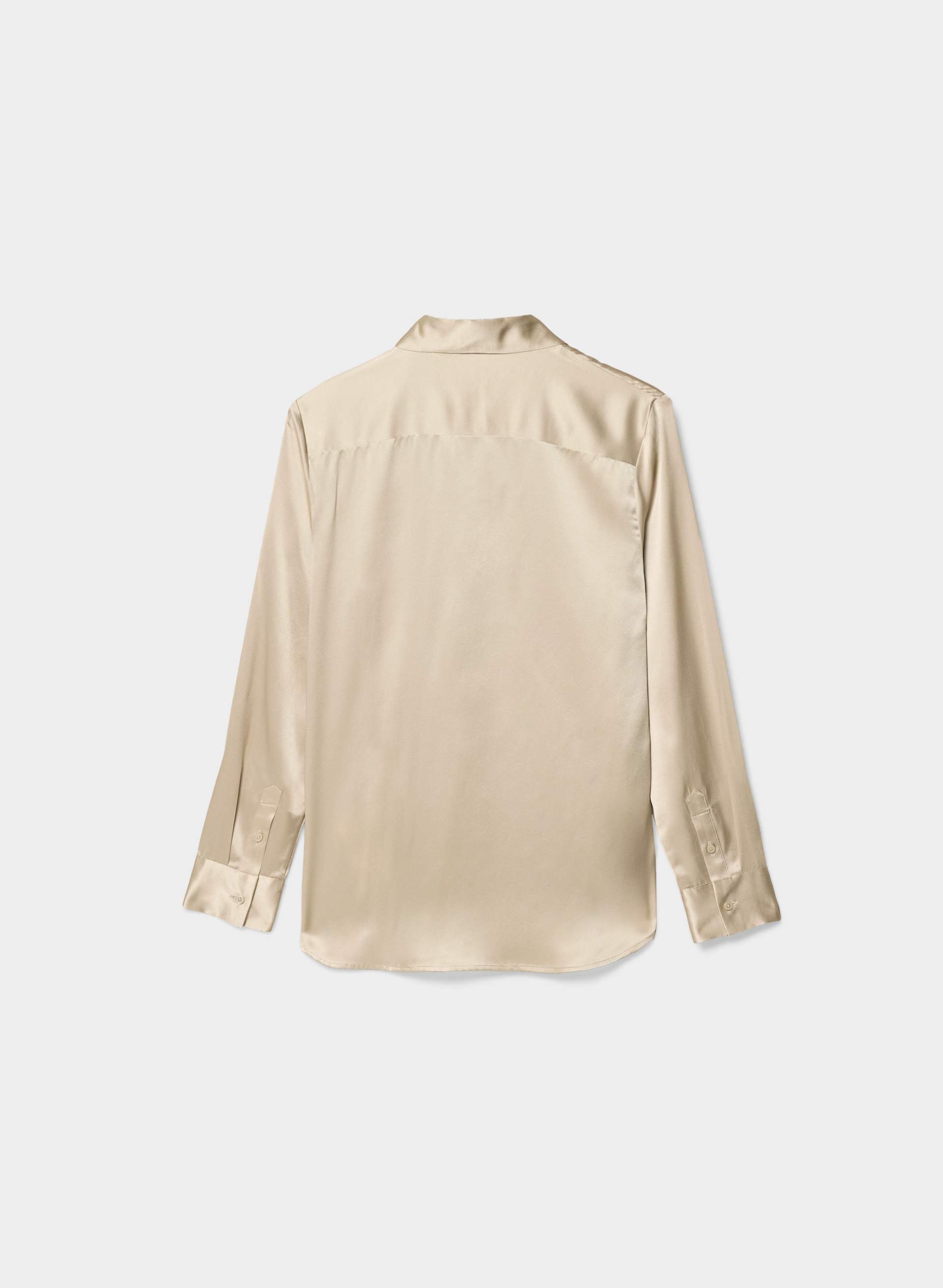 FORECAST SILK SHIRT | Aritzia
