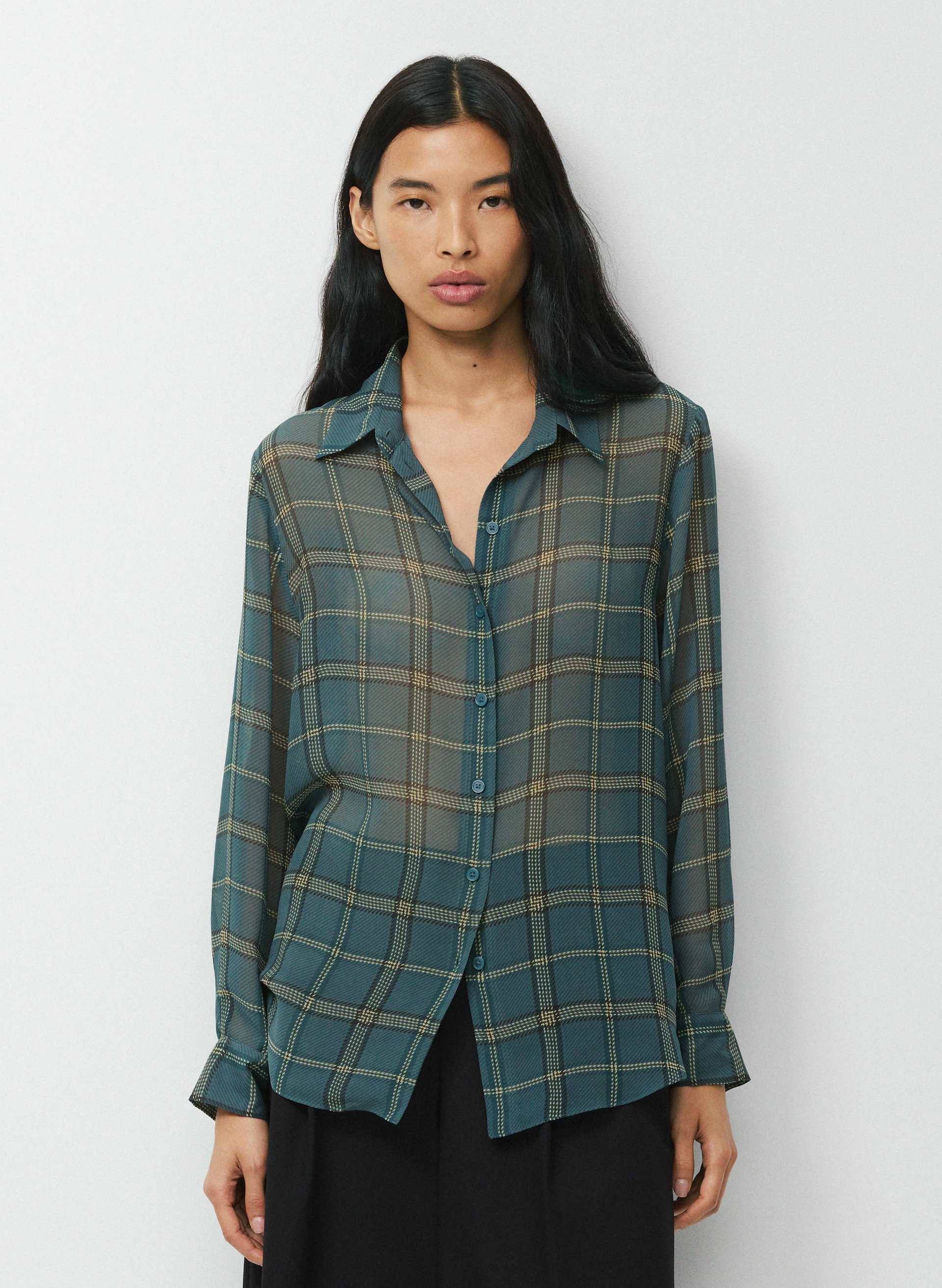 BAKER SILK SHIRT | Aritzia
