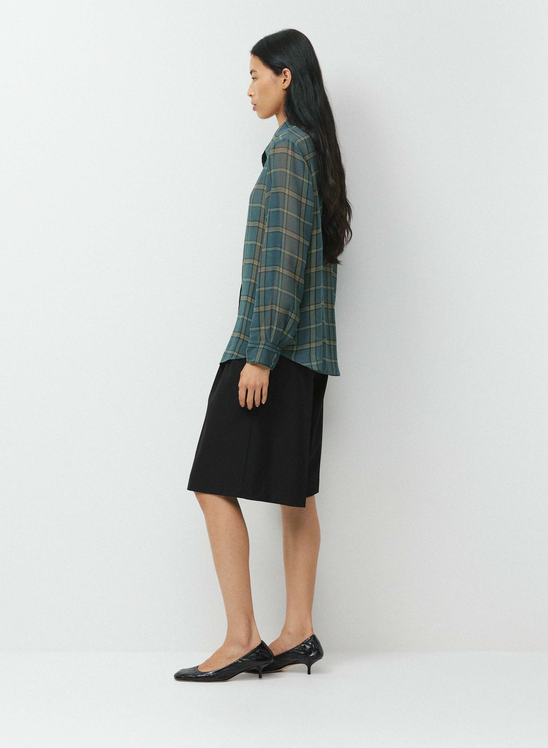 BAKER SILK SHIRT | Aritzia