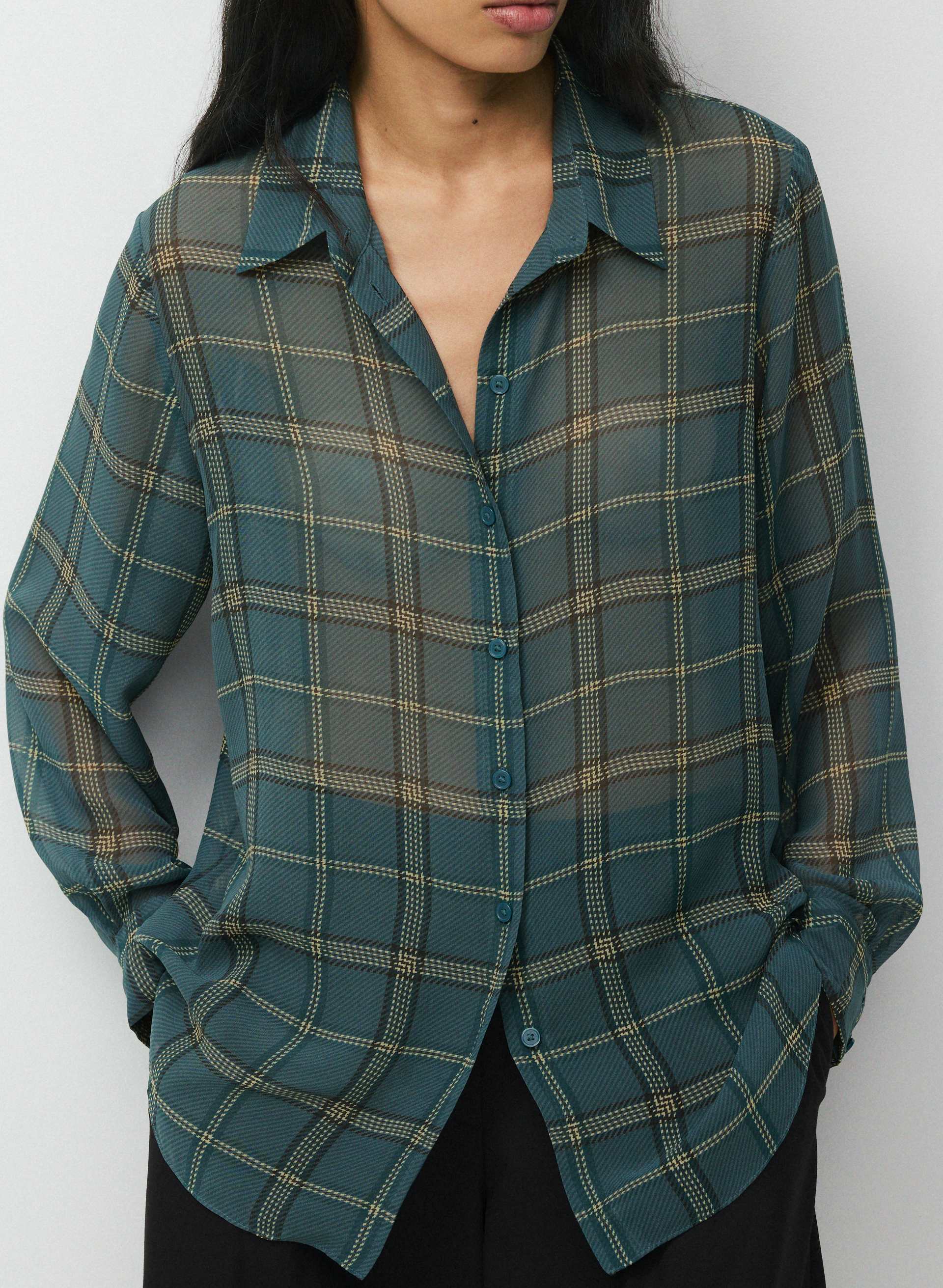 BAKER SILK SHIRT | Aritzia