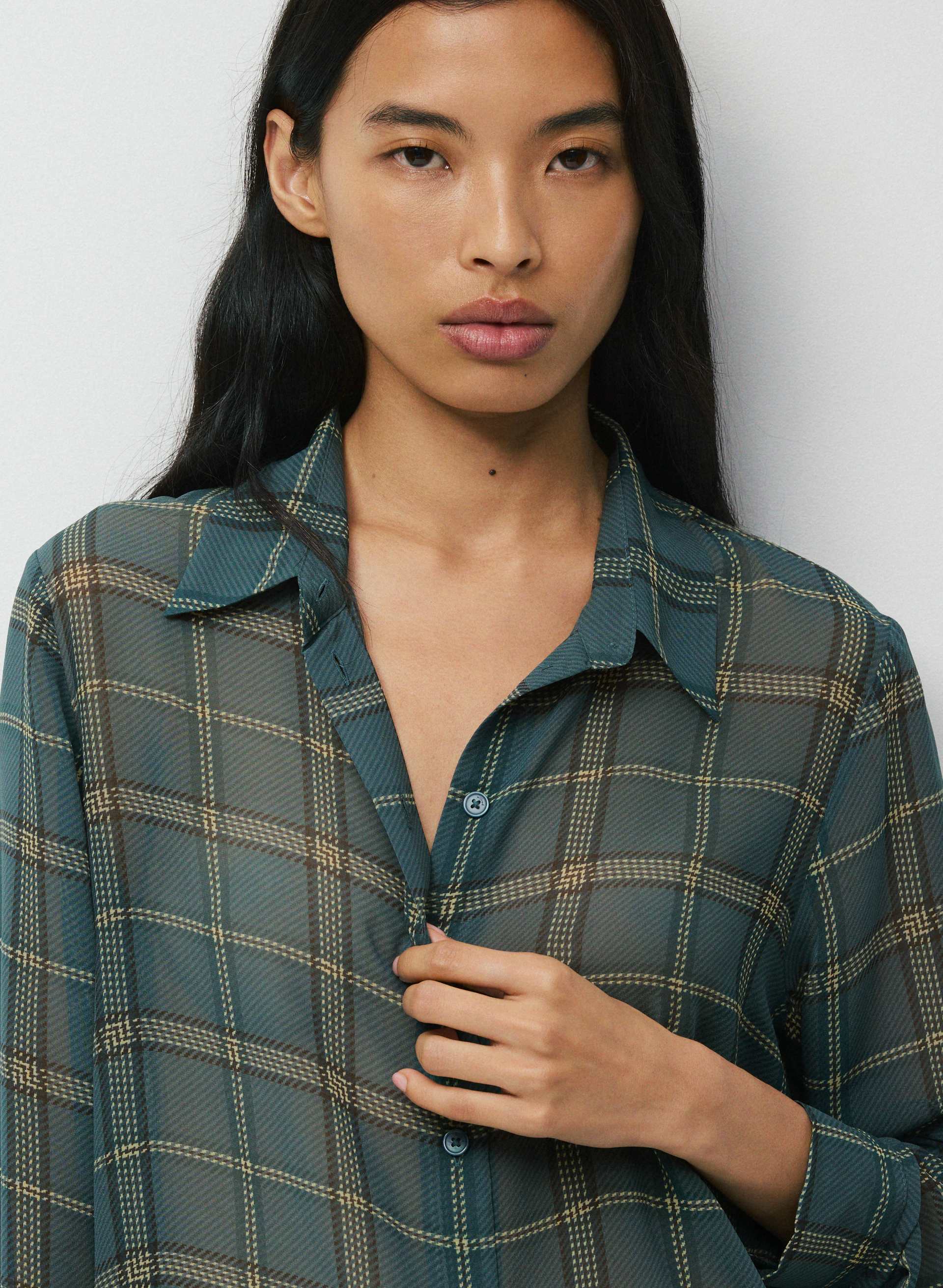BAKER SILK SHIRT | Aritzia