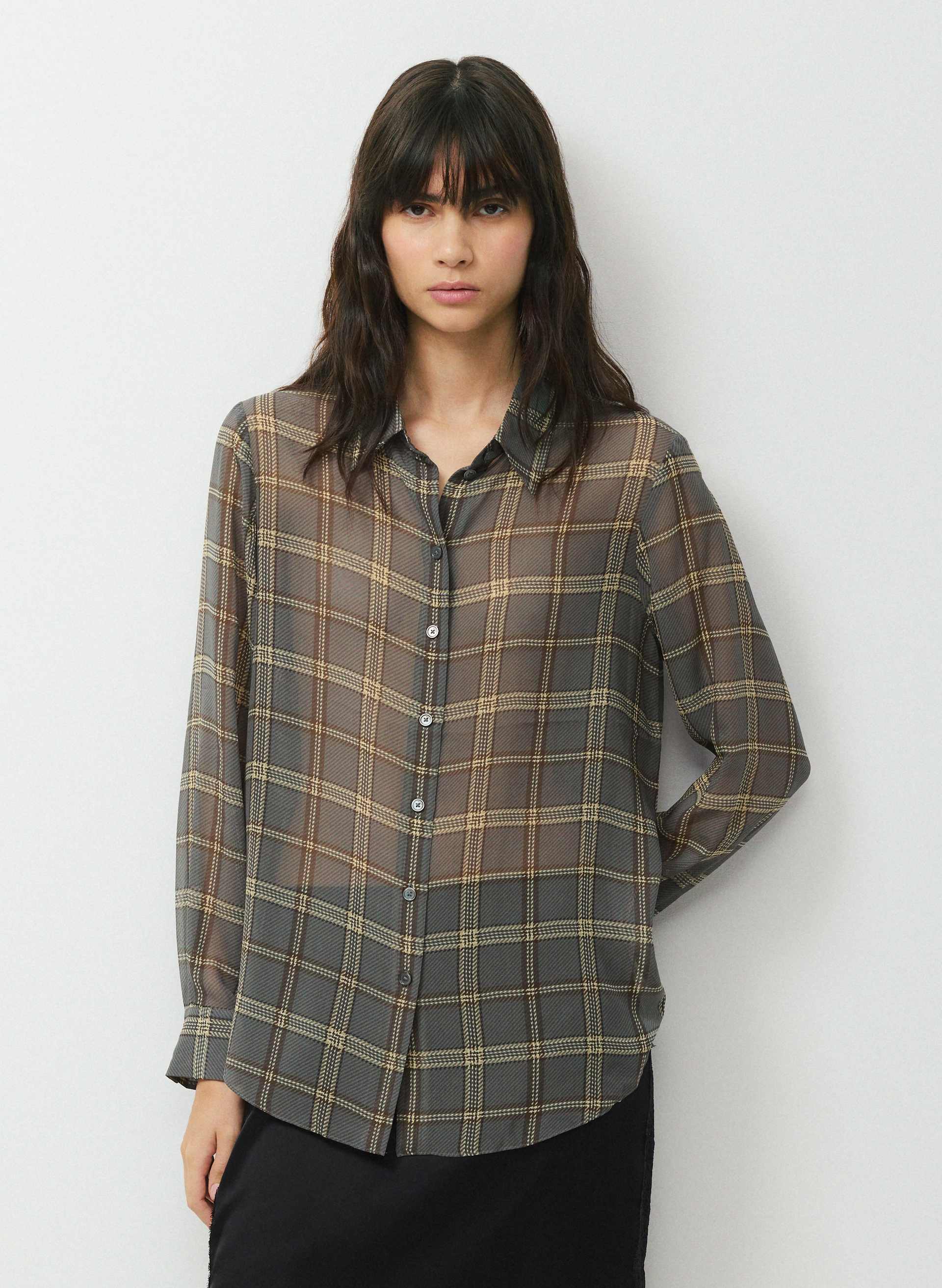 BAKER SILK SHIRT | Aritzia
