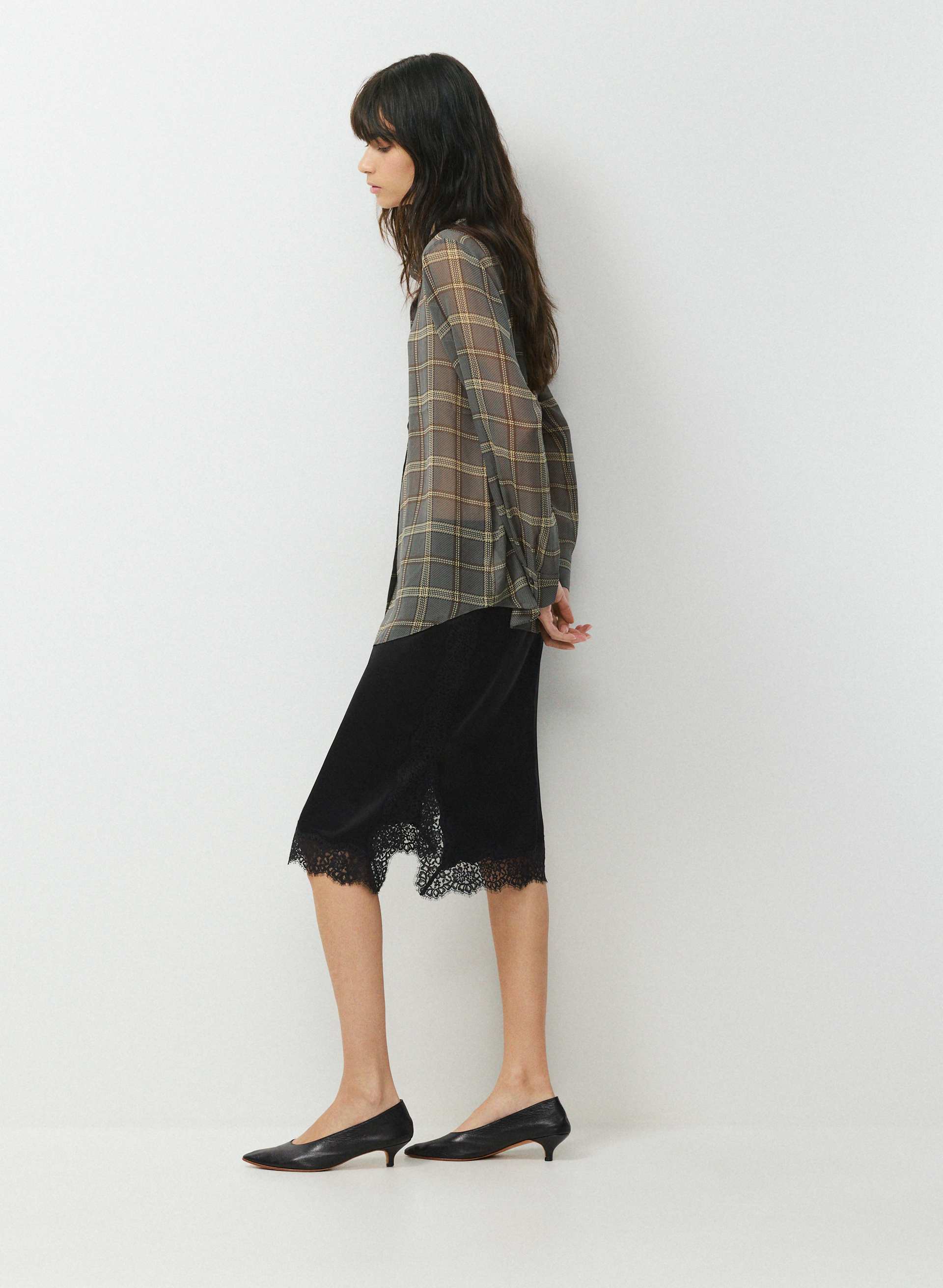 BAKER SILK SHIRT | Aritzia