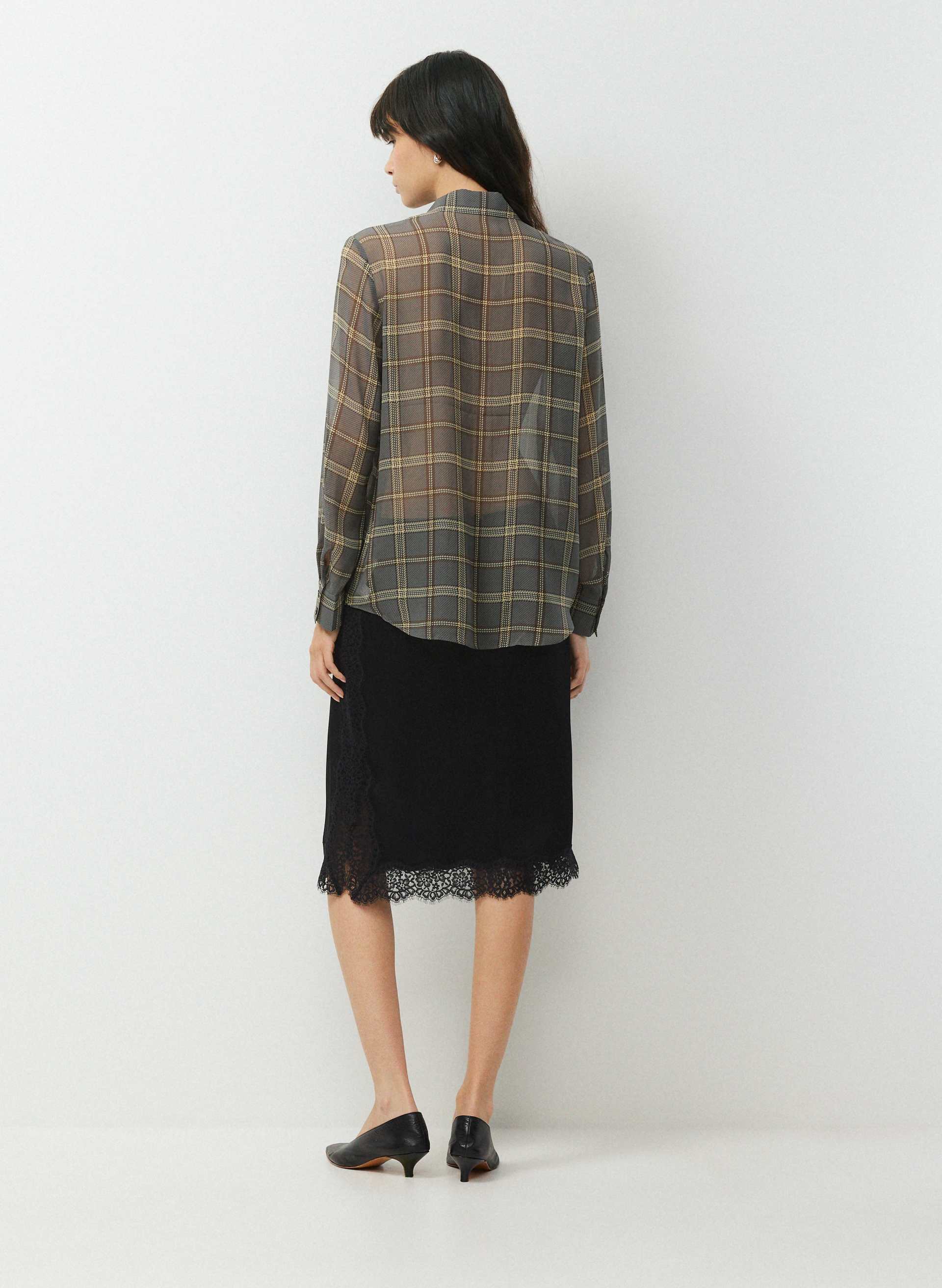 BAKER SILK SHIRT | Aritzia