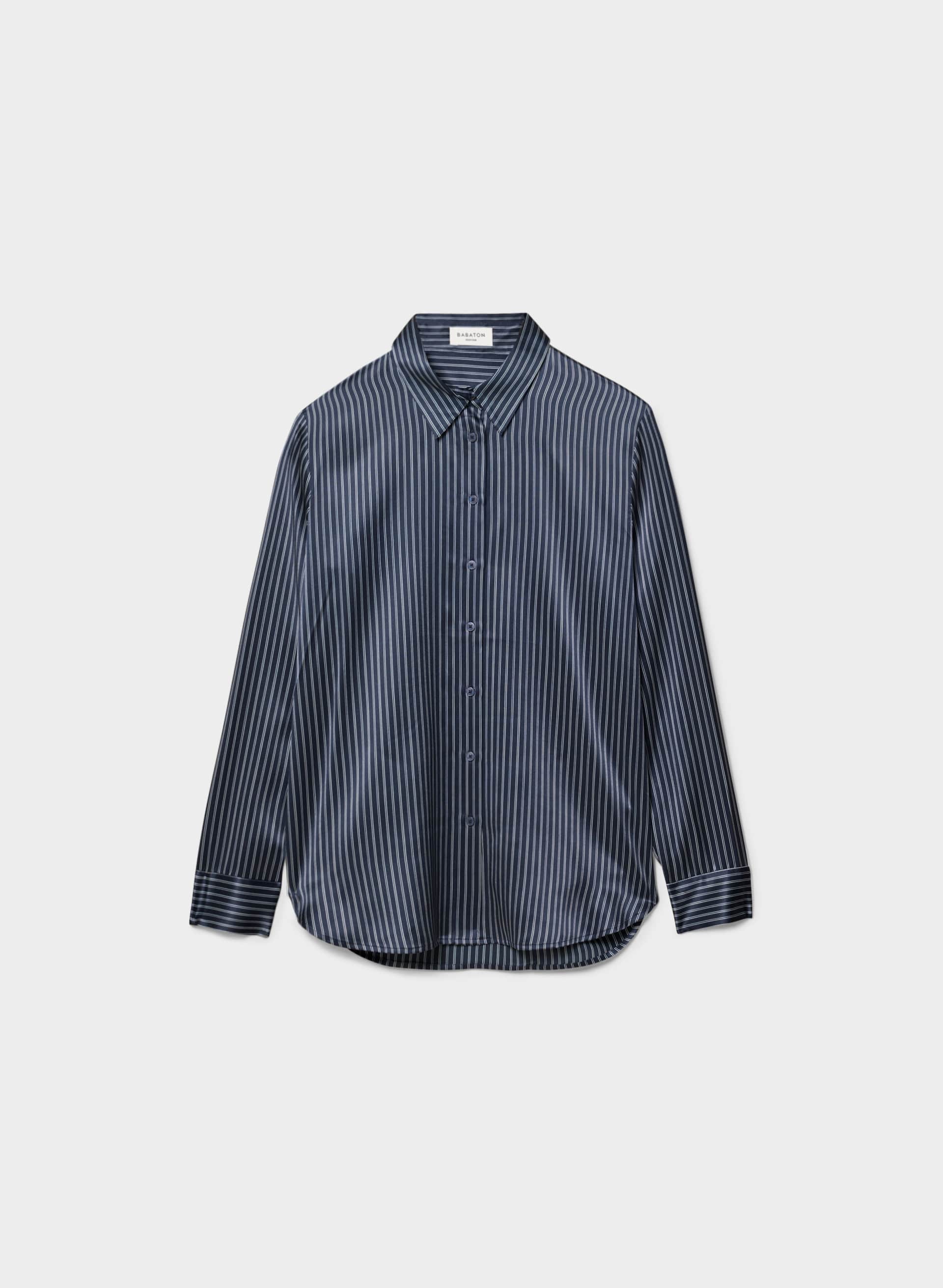 FORECAST SILK SHIRT | Aritzia