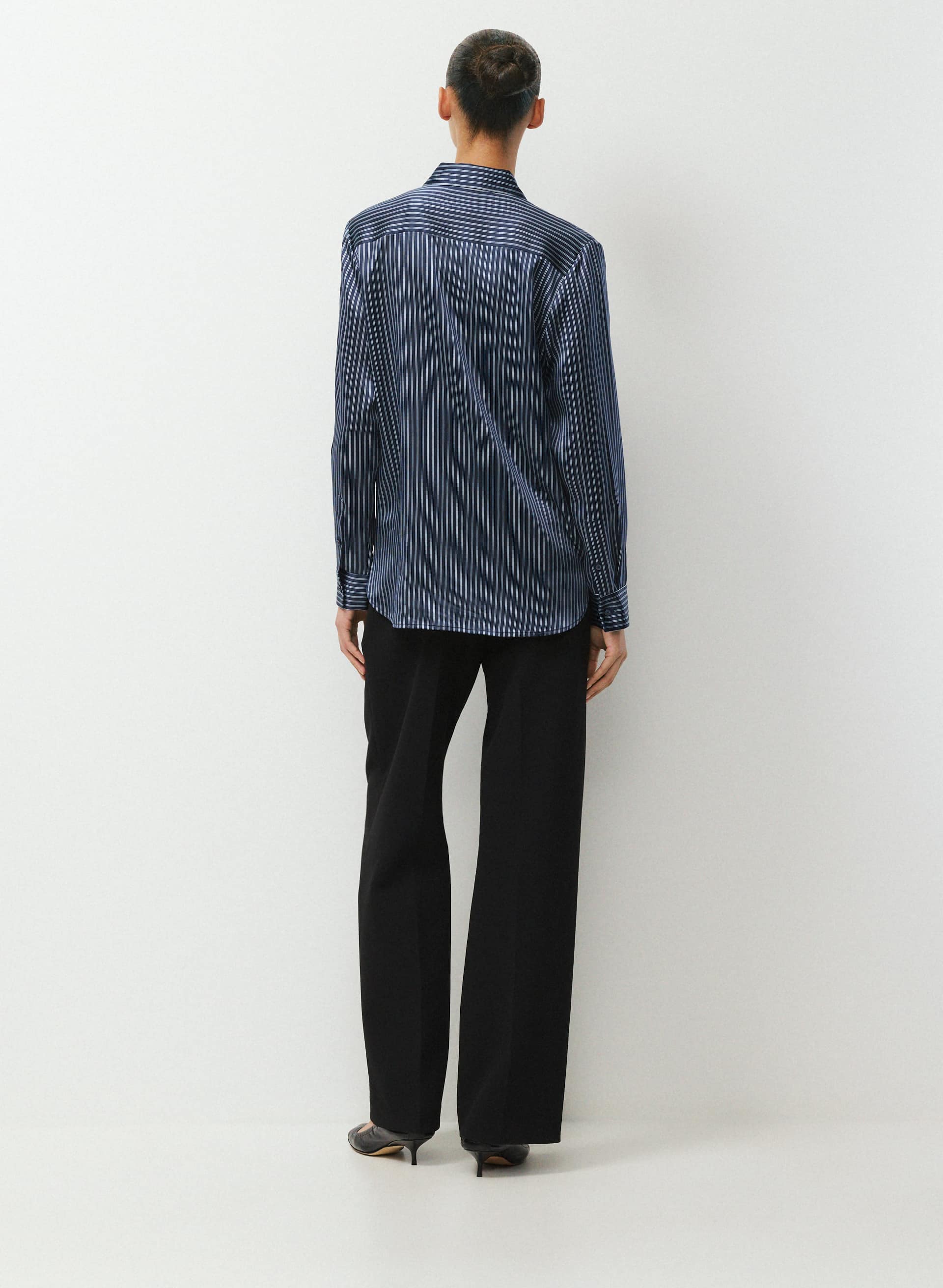 FORECAST SILK SHIRT | Aritzia