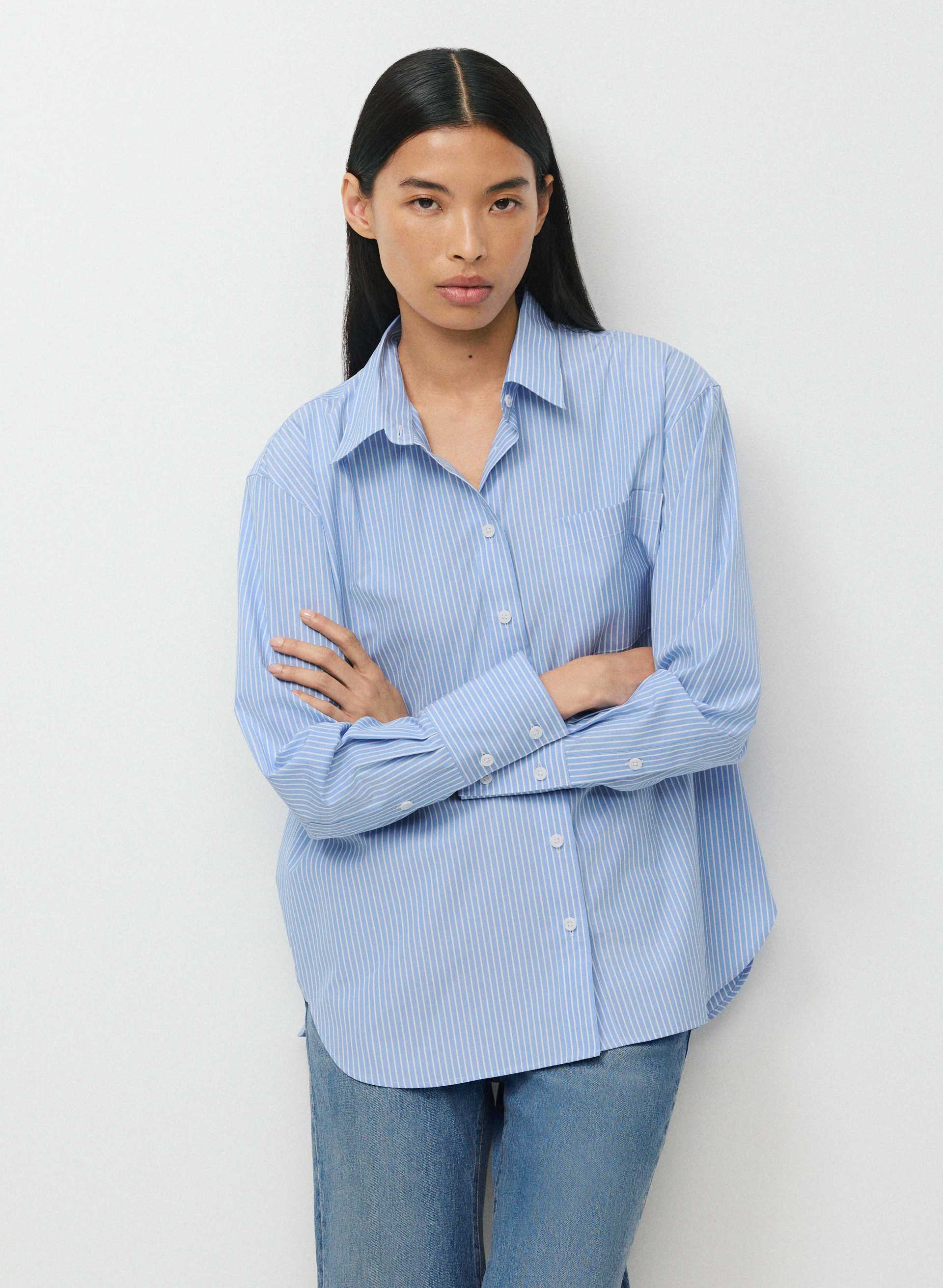 LANDMARK POPLIN SHIRT | Aritzia