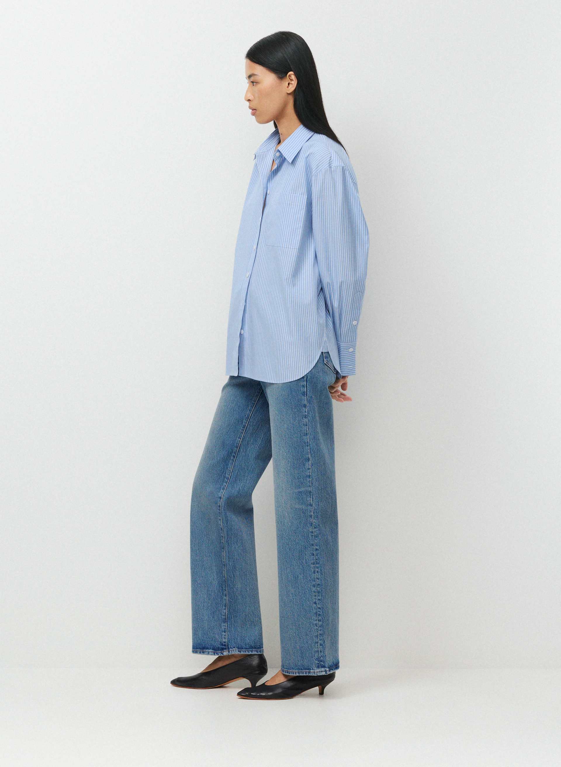 LANDMARK POPLIN SHIRT | Aritzia