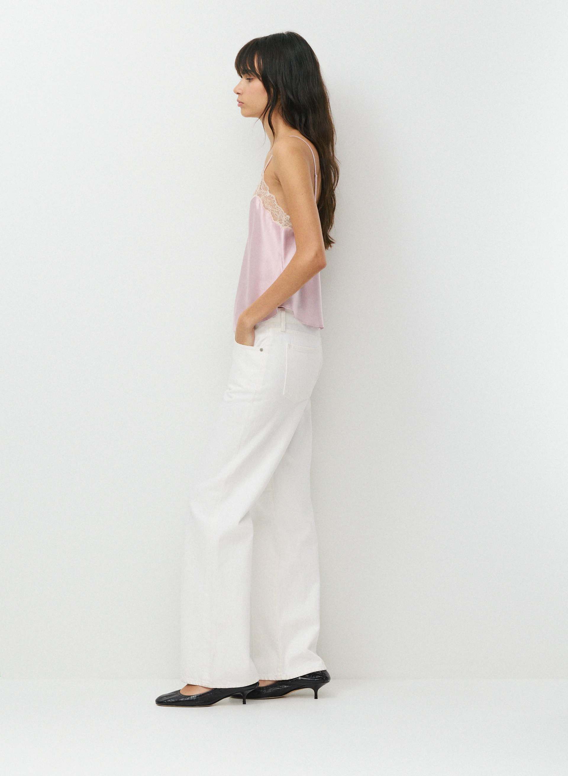 CAMISOLE RÉSONANCE EN SOIE | Aritzia