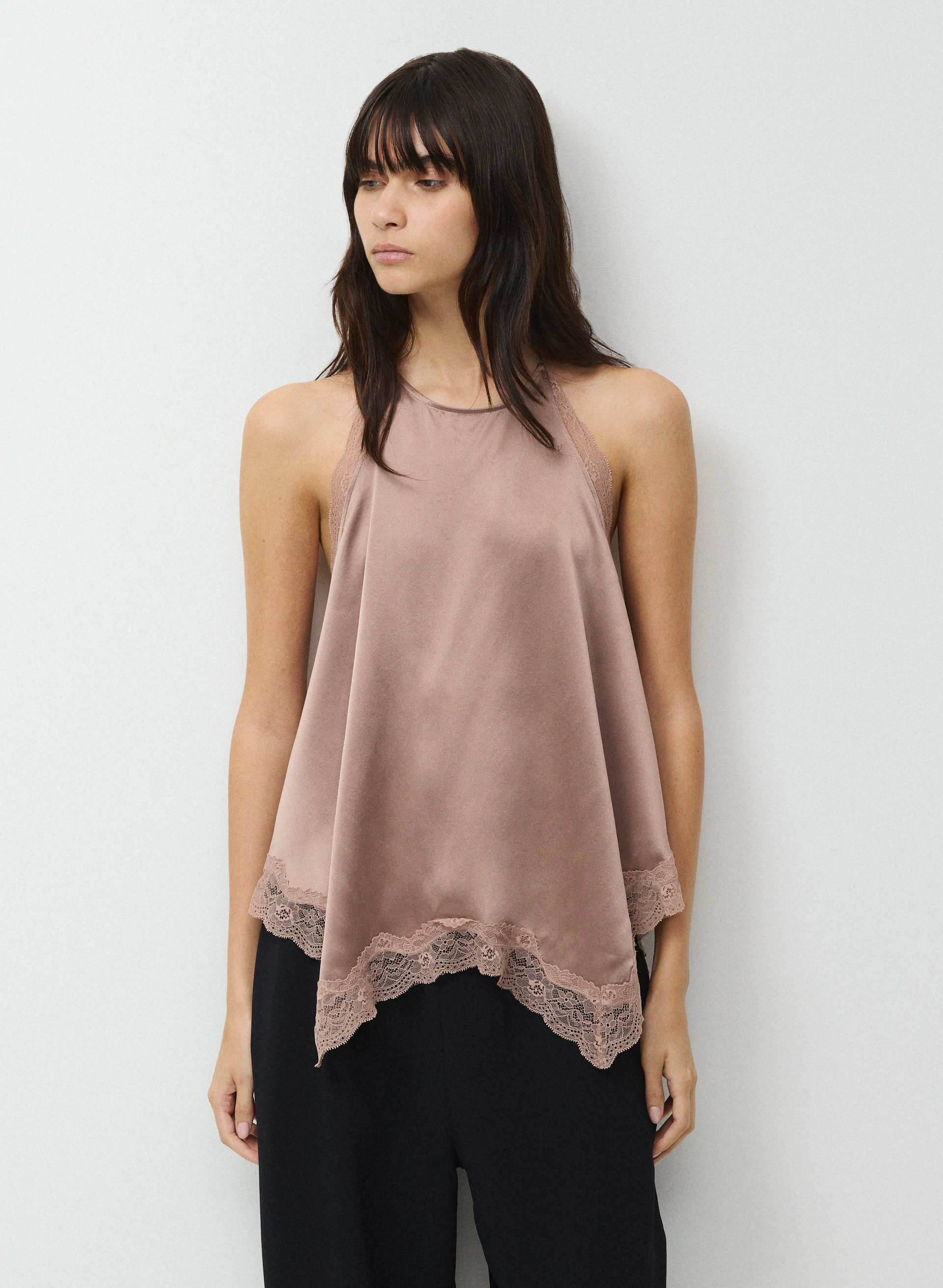 Solace Silk Halter Top | Aritzia US