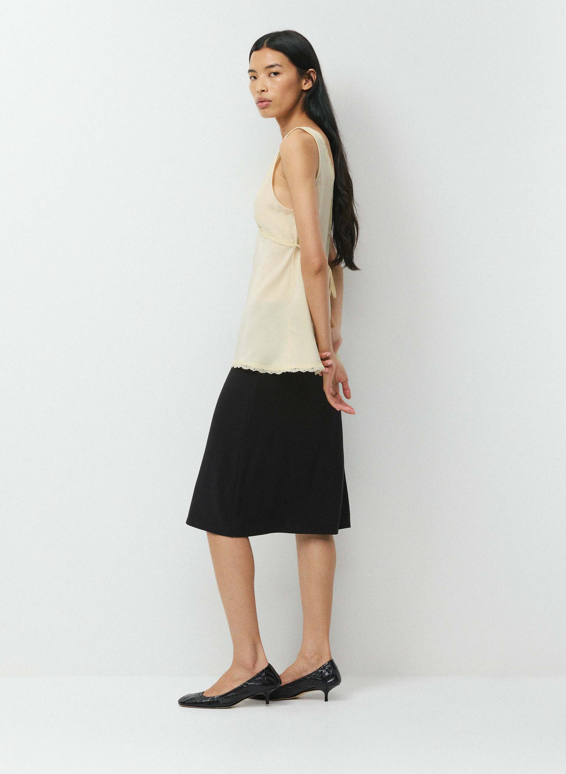 HAUT SÉRÉNADE EN SOIE | Aritzia
