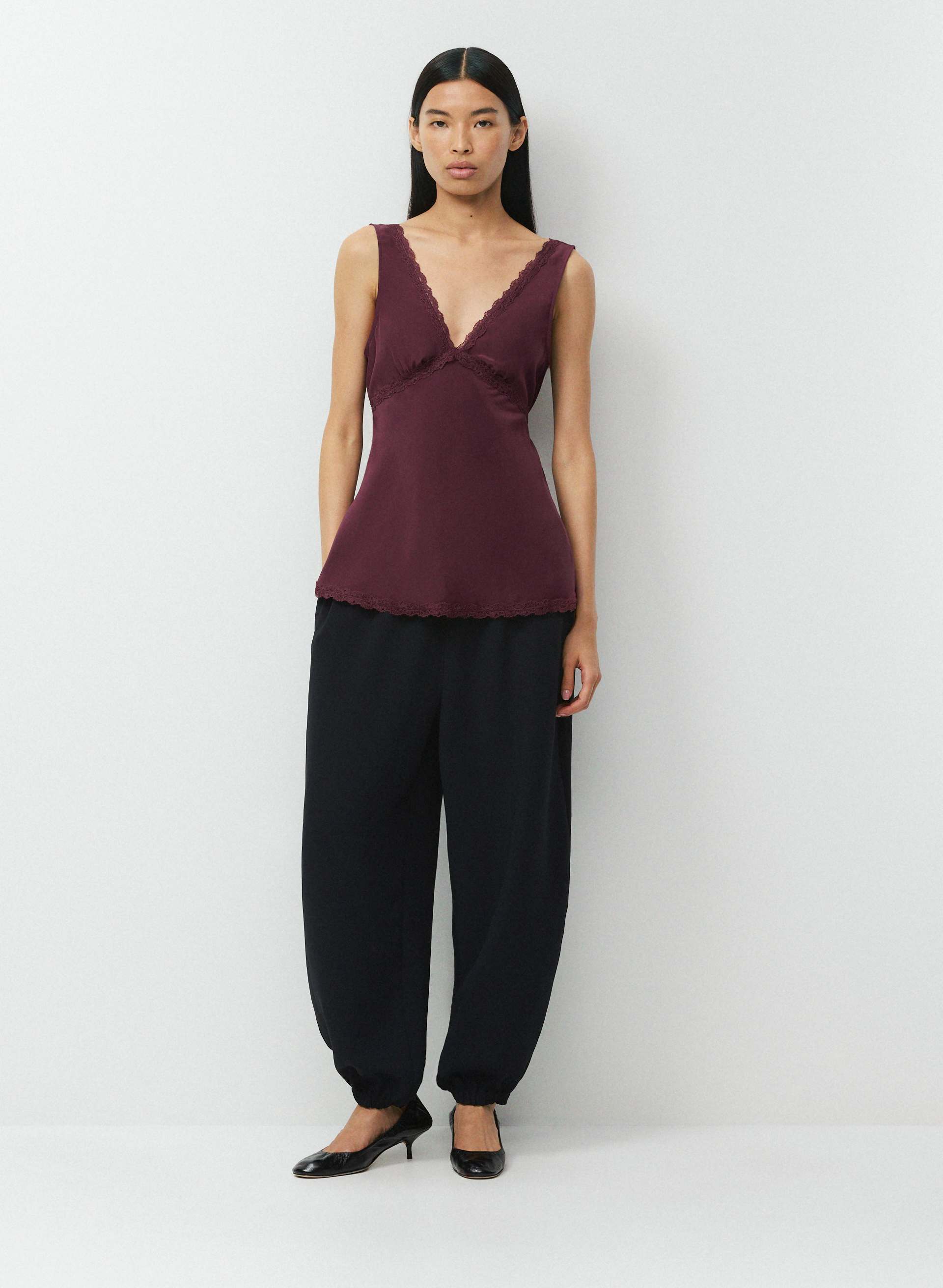 SERENADE SILK TOP | Aritzia