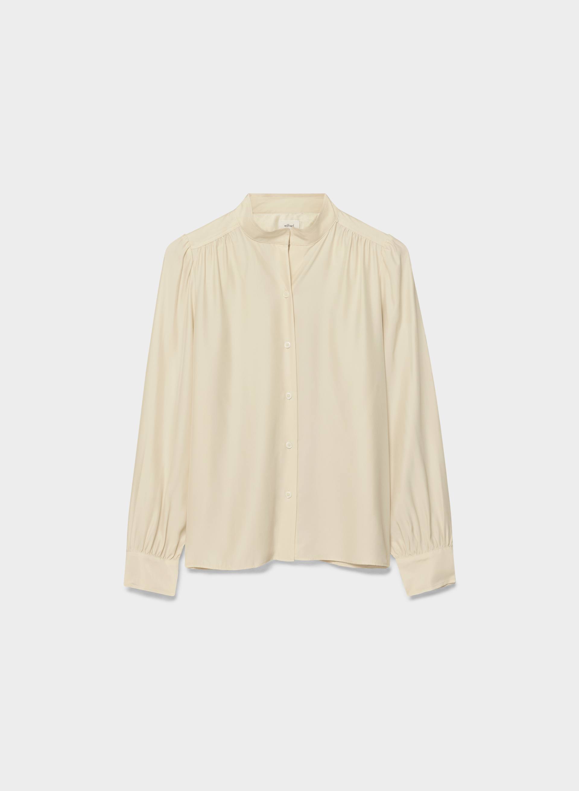 DELPHINE SILK BLOUSE | Aritzia