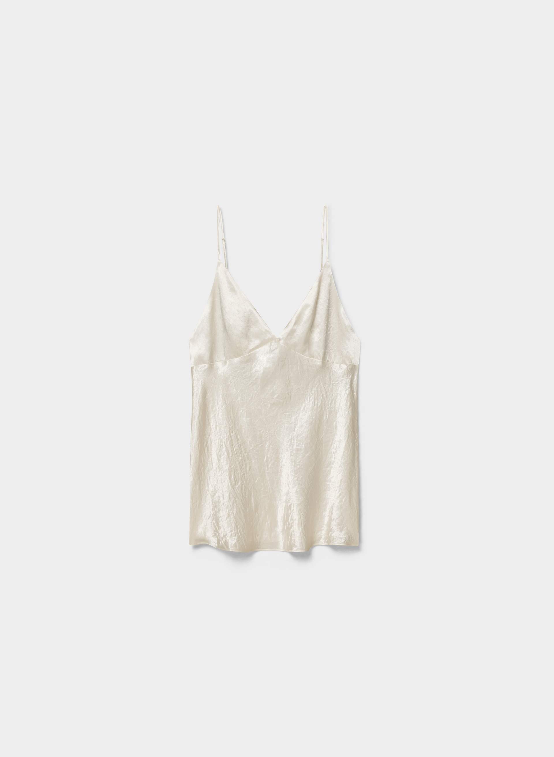 FAMILIAR SATIN CAMISOLE | Aritzia