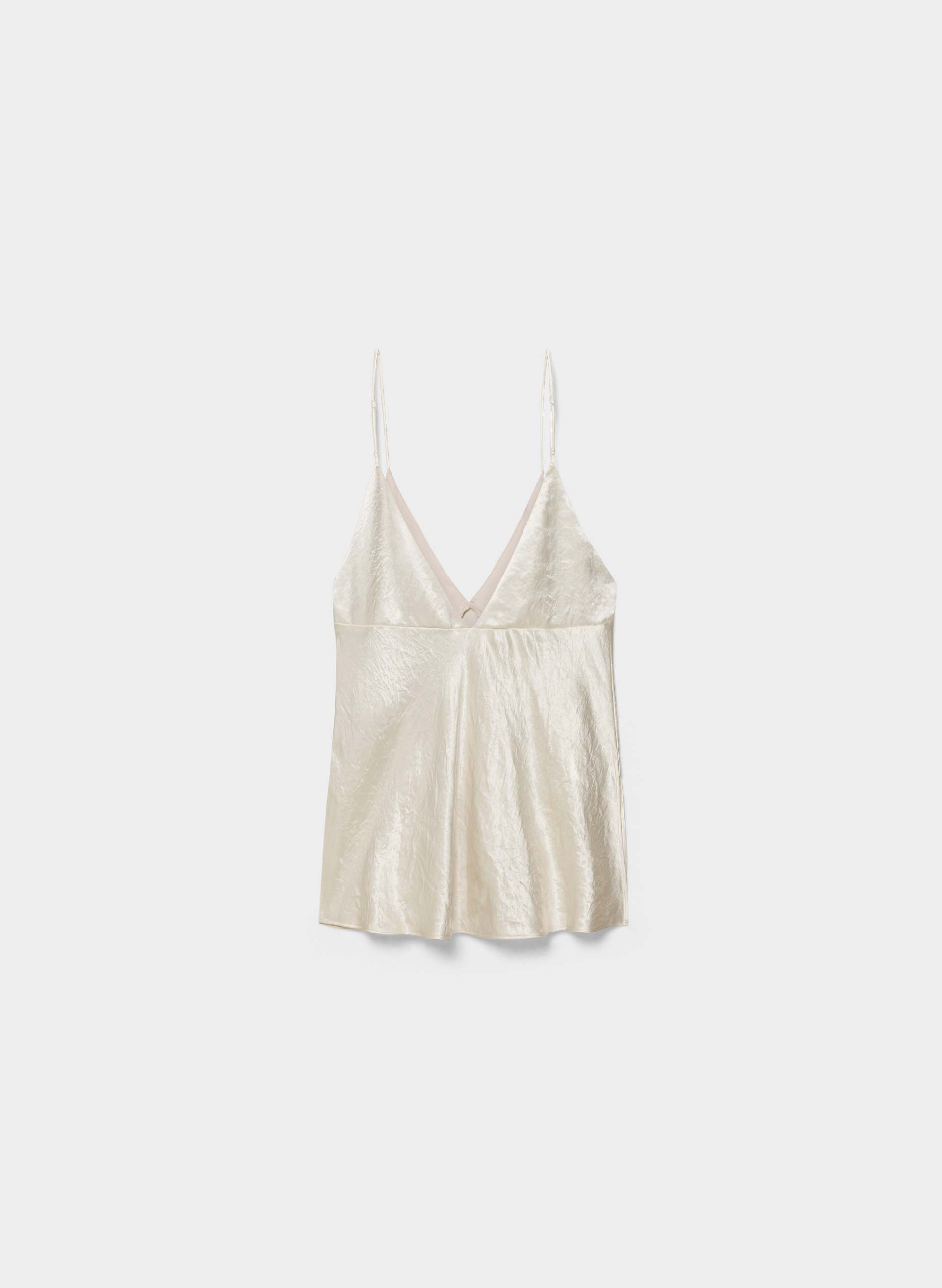 FAMILIAR SATIN CAMISOLE | Aritzia