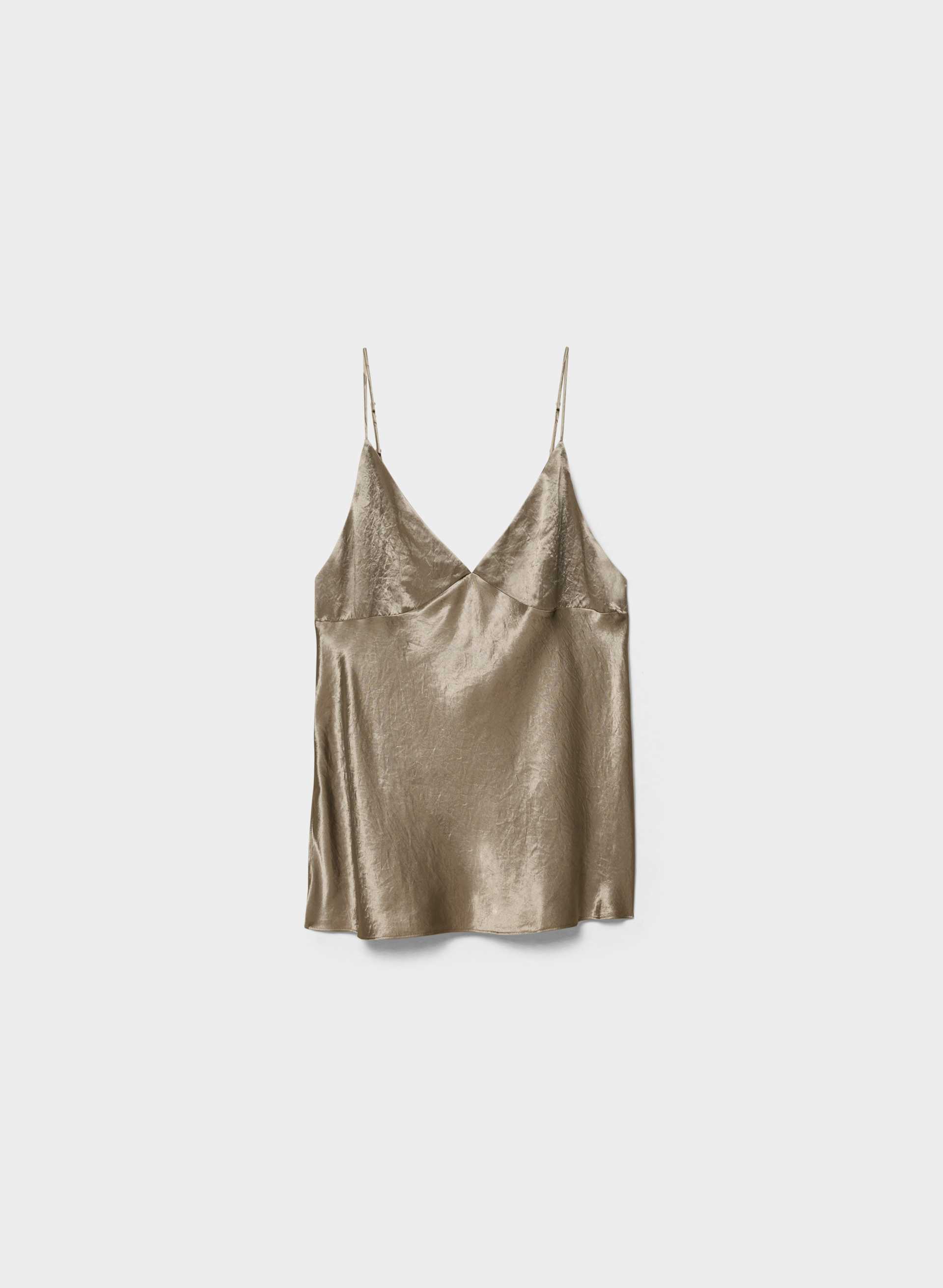 FAMILIAR SATIN CAMISOLE | Aritzia