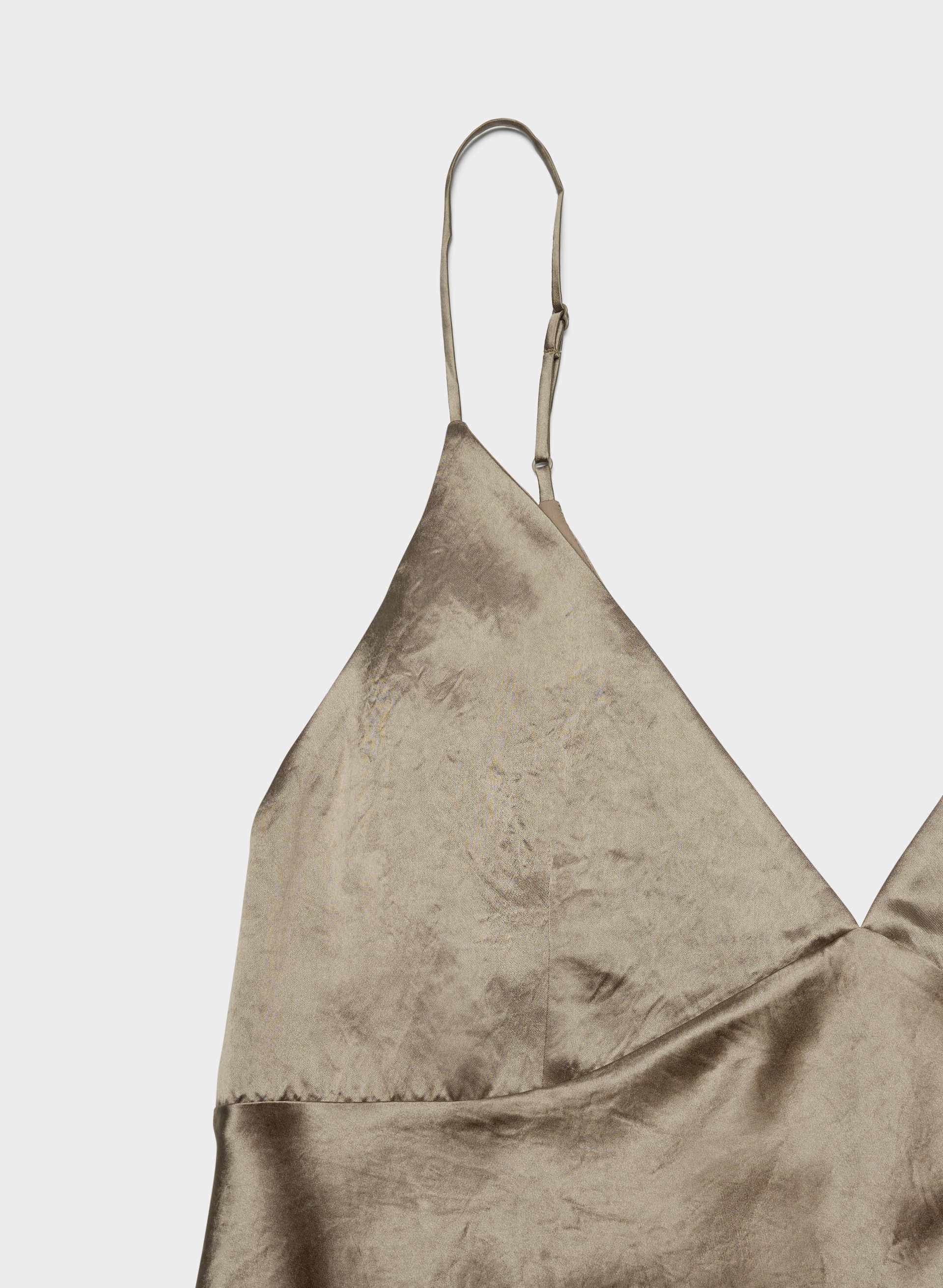 FAMILIAR SATIN CAMISOLE | Aritzia