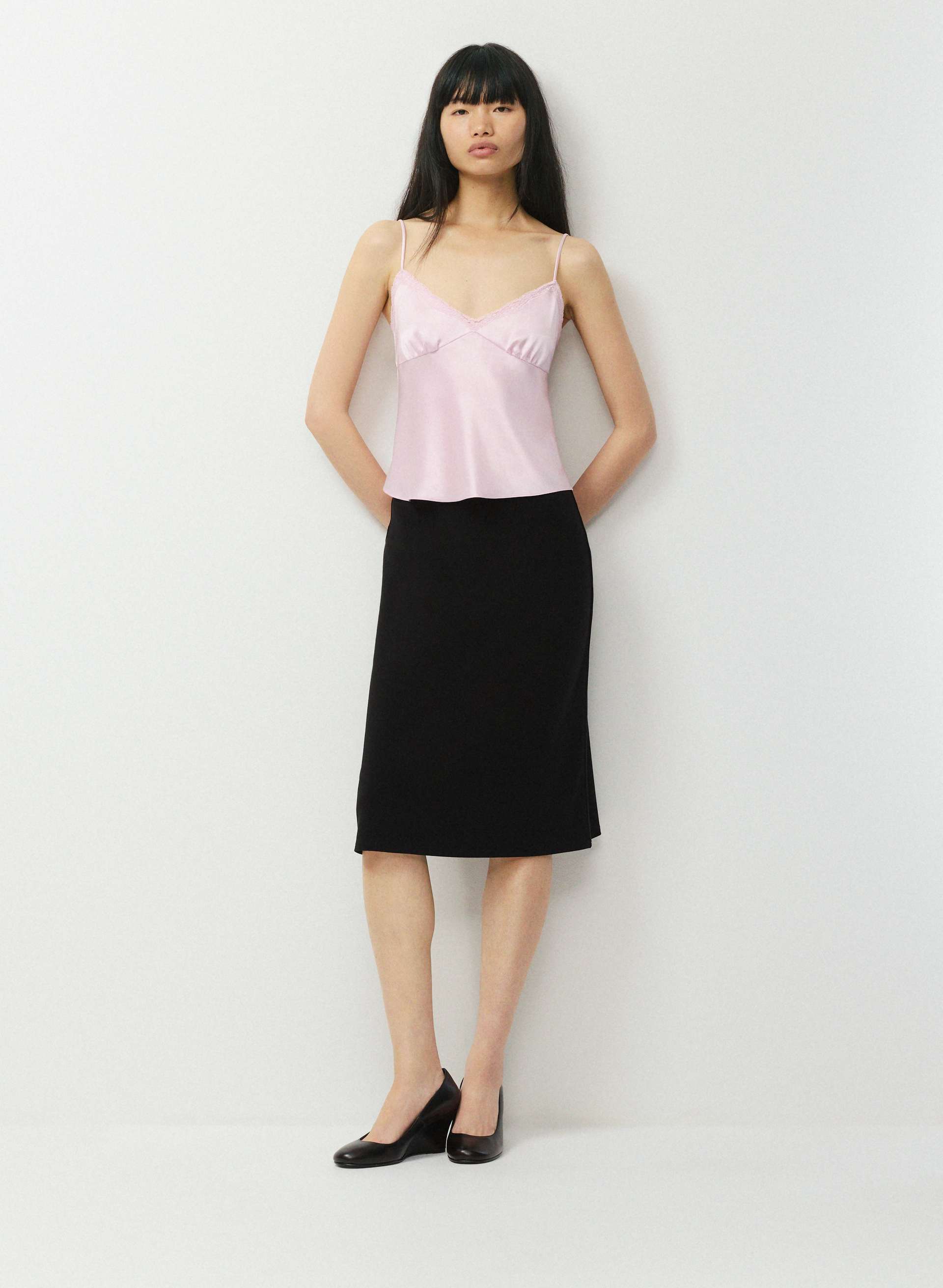 ROSALIND SATIN CAMISOLE | Aritzia