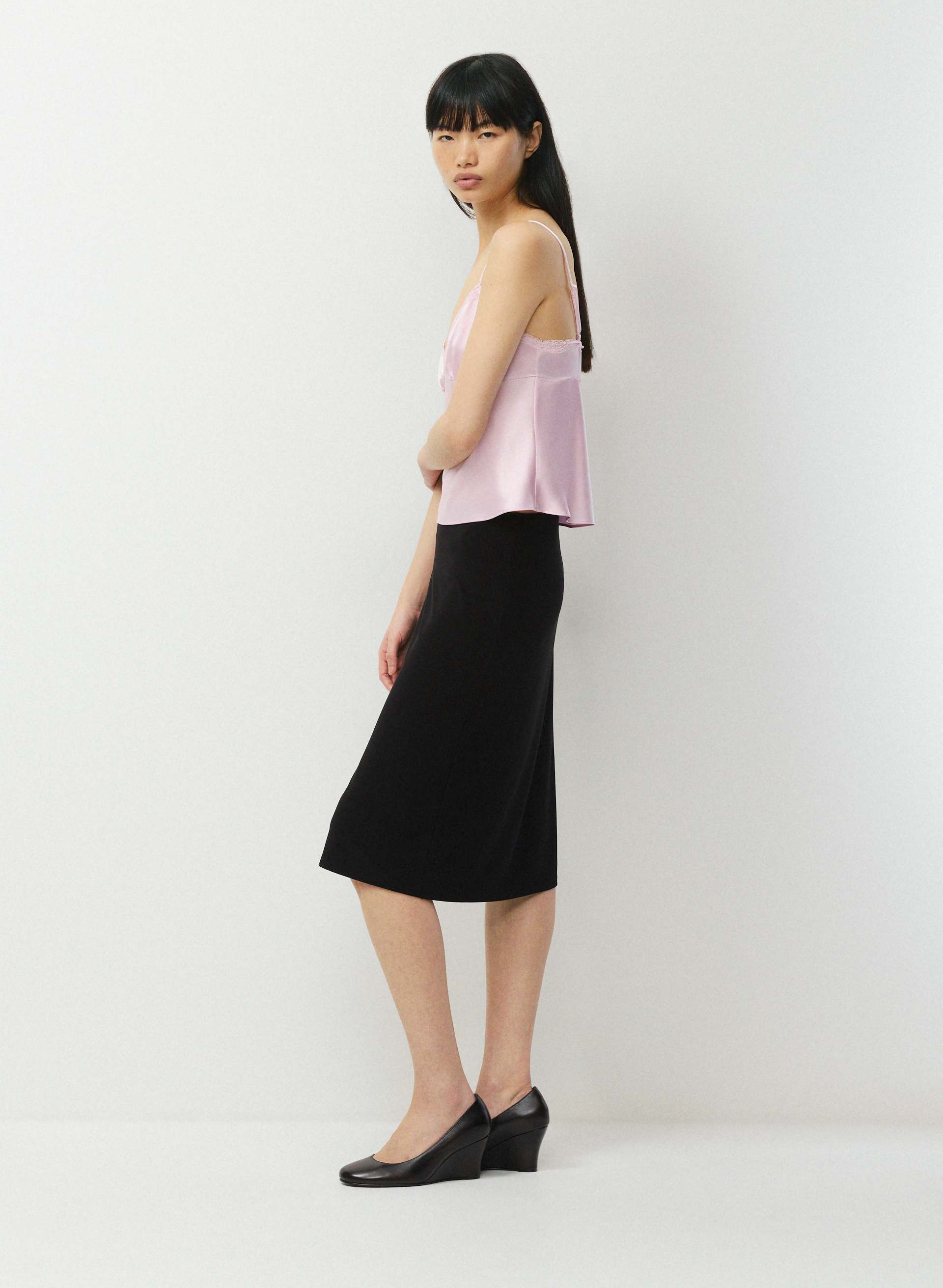 ROSALIND SATIN CAMISOLE | Aritzia