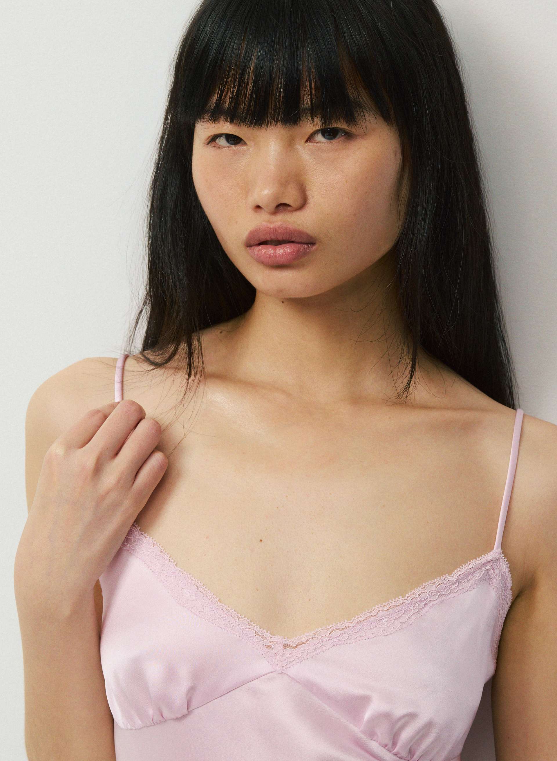 ROSALIND SATIN CAMISOLE | Aritzia