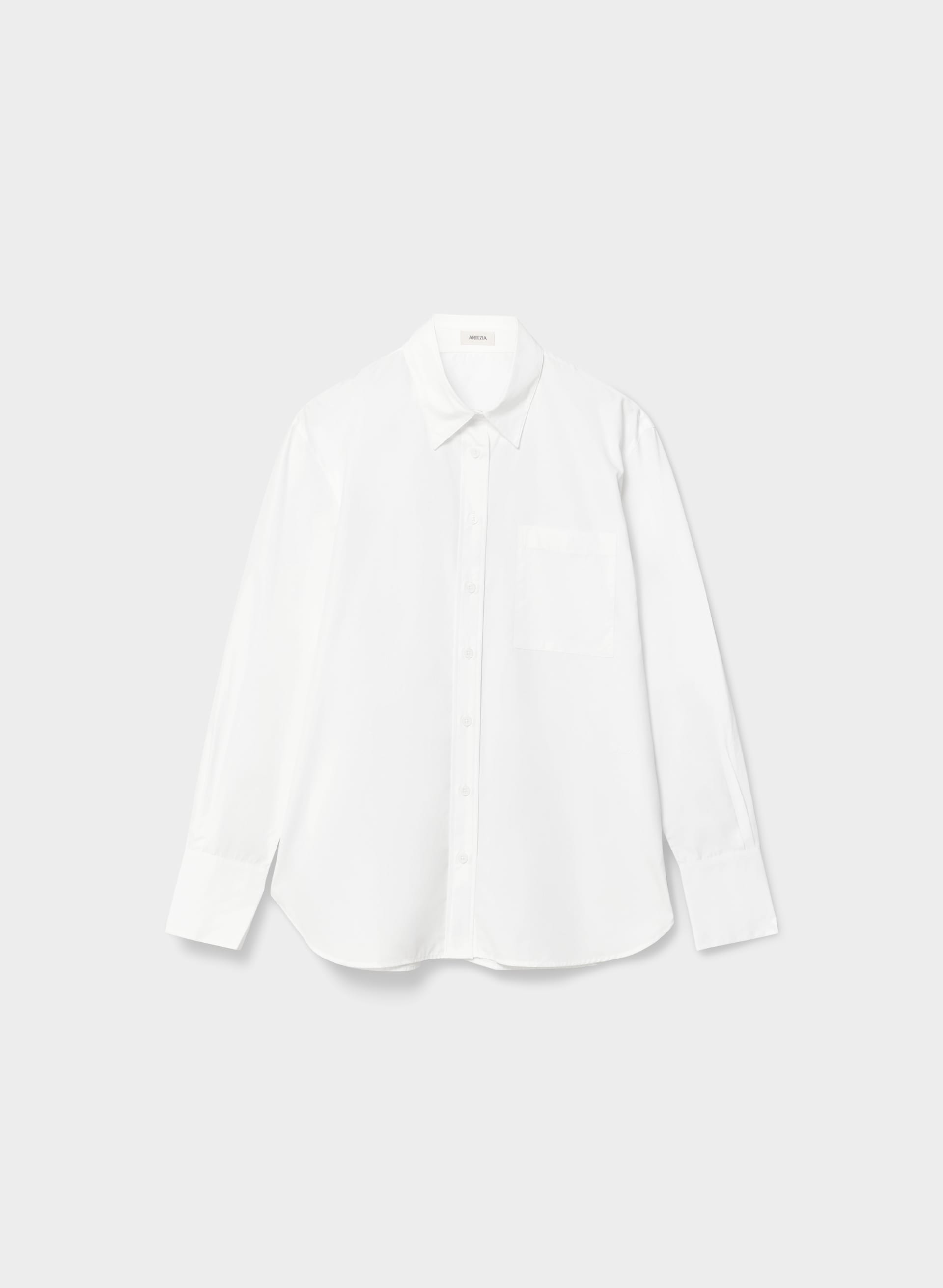 LANDMARK POPLIN SHIRT | Aritzia
