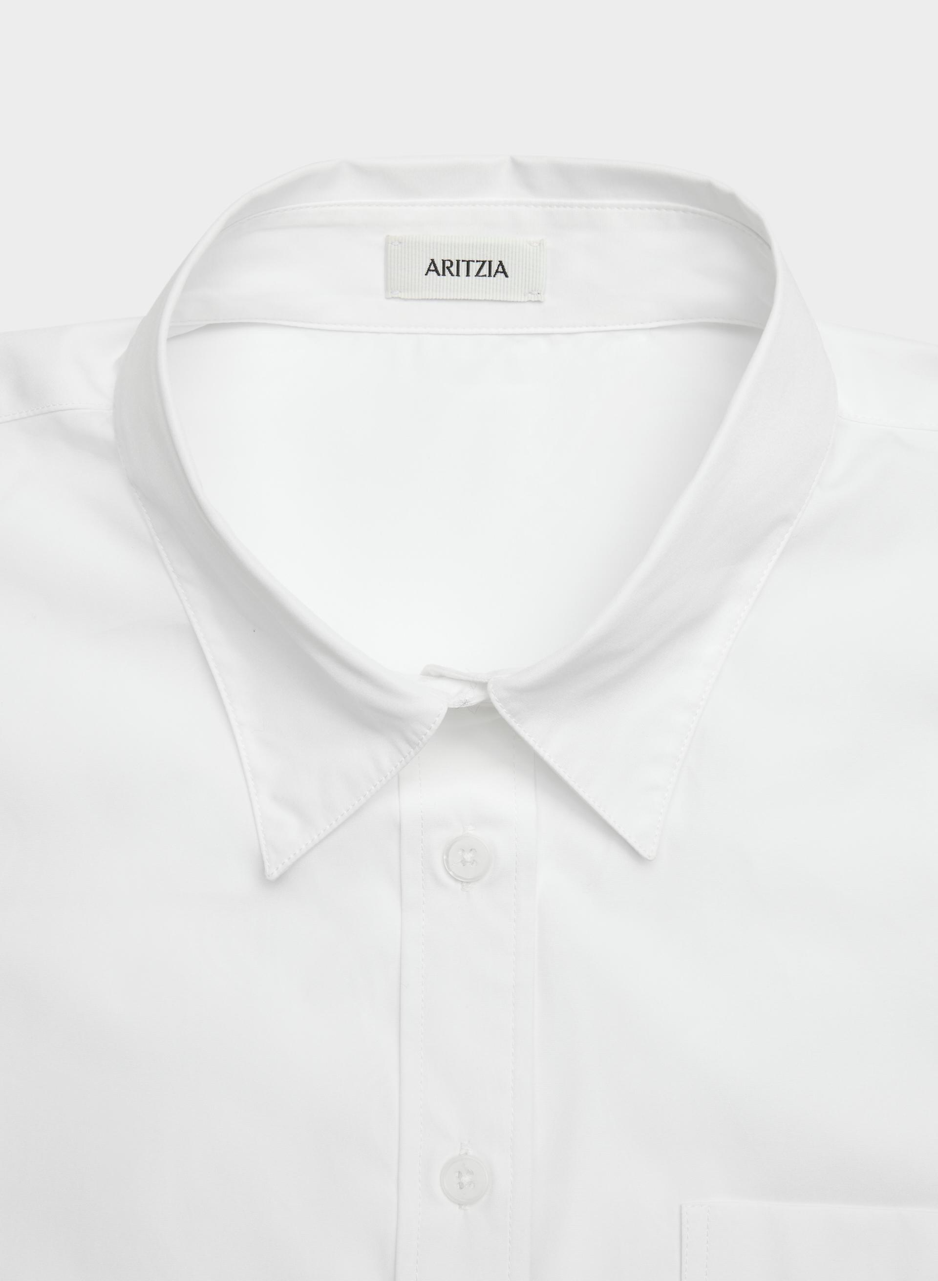 LANDMARK POPLIN SHIRT | Aritzia