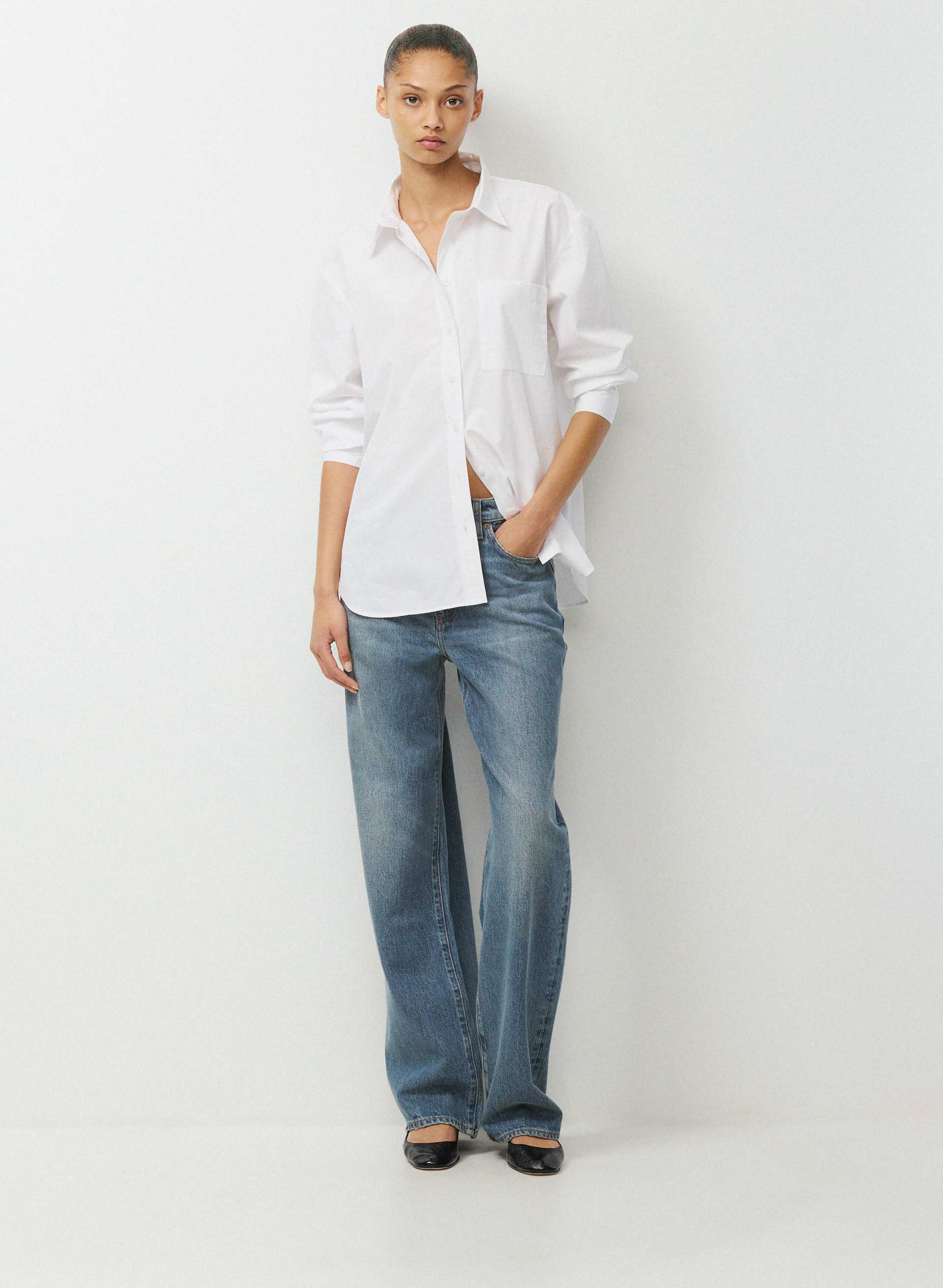 LANDMARK POPLIN SHIRT | Aritzia