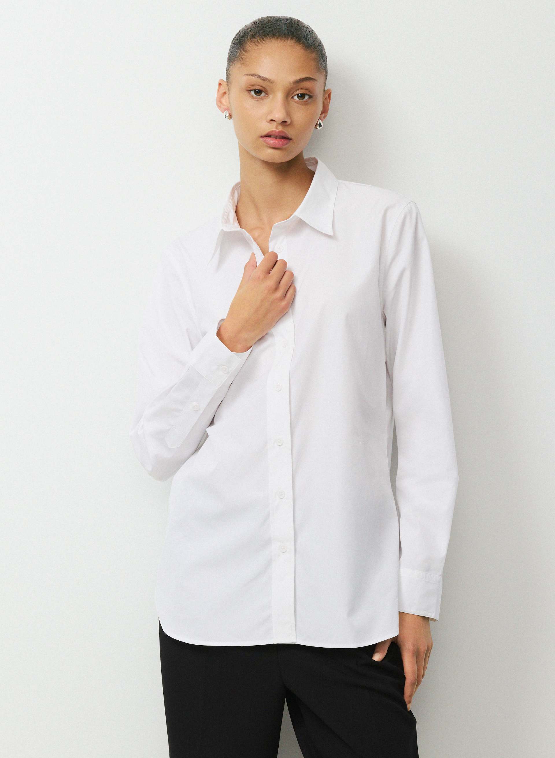 CONCOURSE POPLIN SHIRT | Aritzia