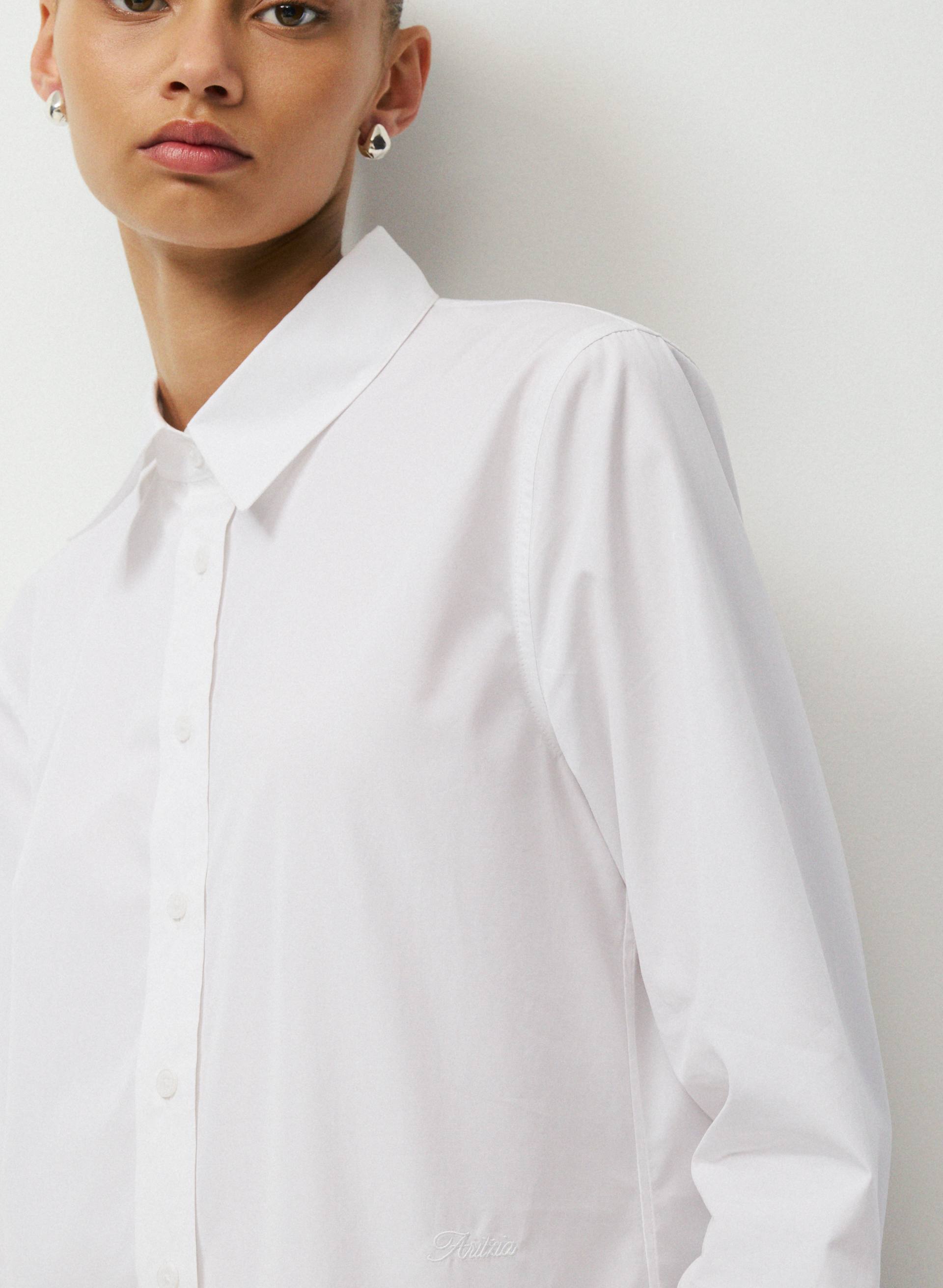 CONCOURSE POPLIN SHIRT | Aritzia
