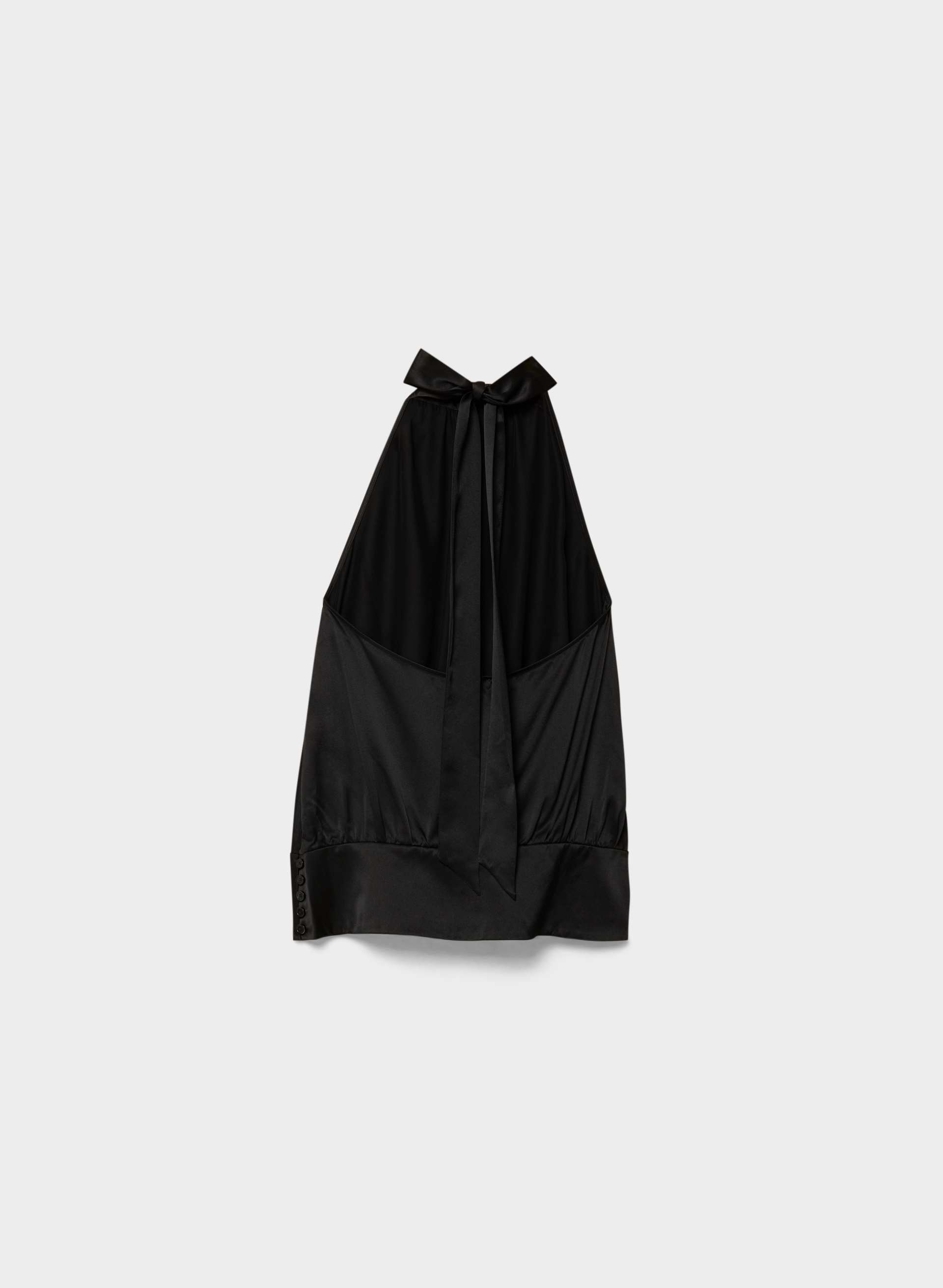 CARAFE SILK HALTER TOP | Aritzia