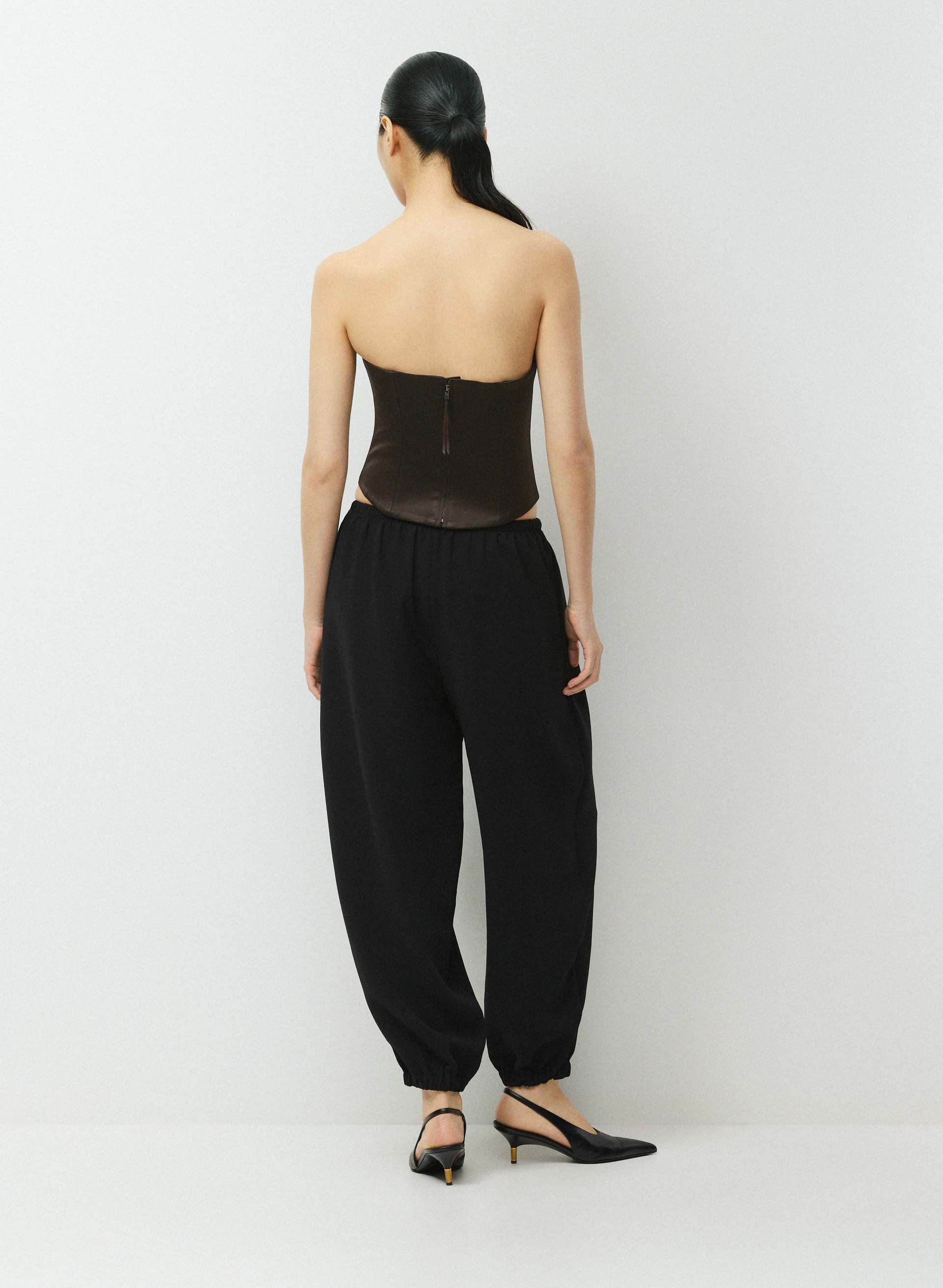 BUSTIER CABARET EN SATIN | Aritzia