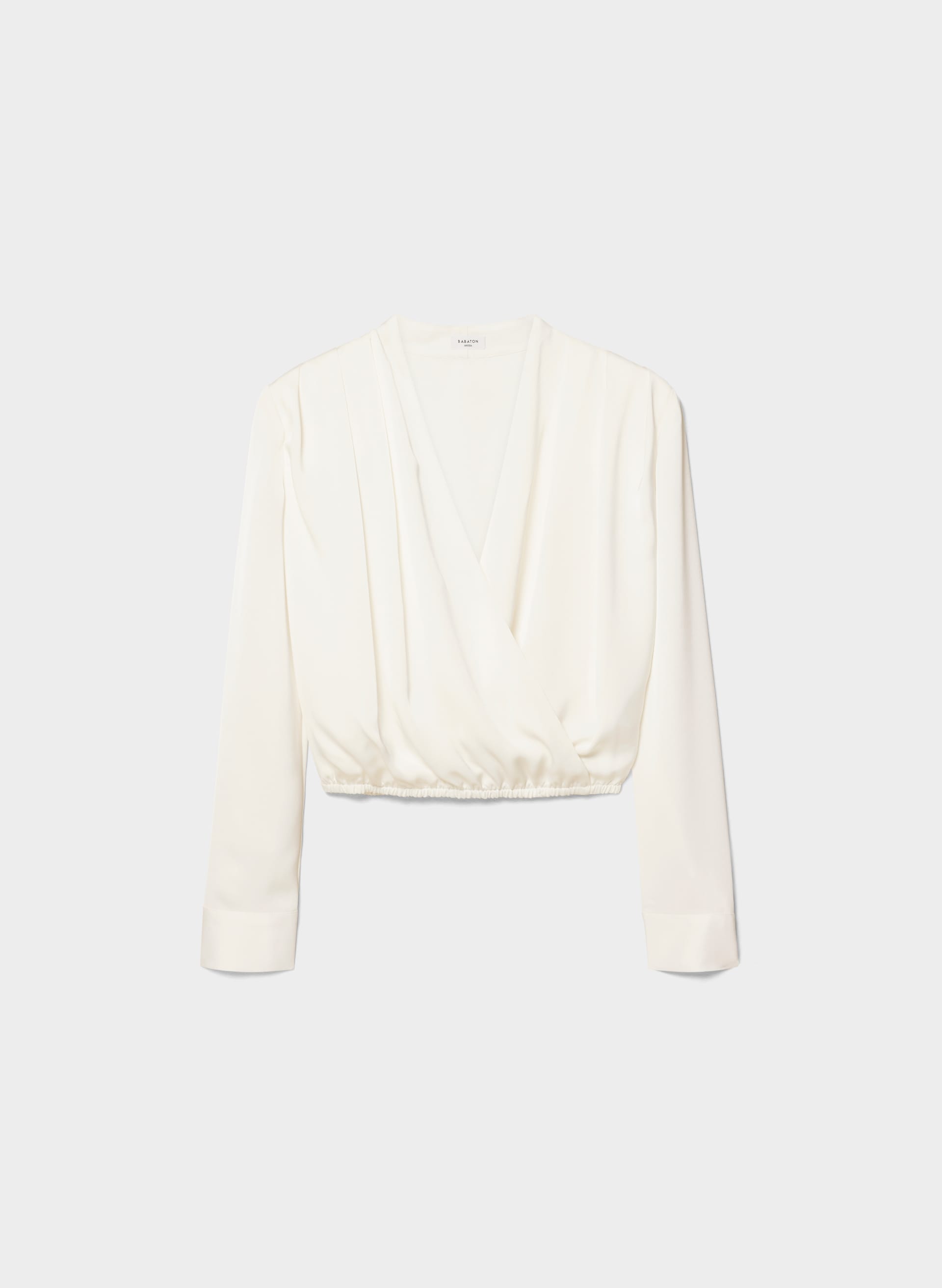 FEATURE SATIN BLOUSE | Aritzia