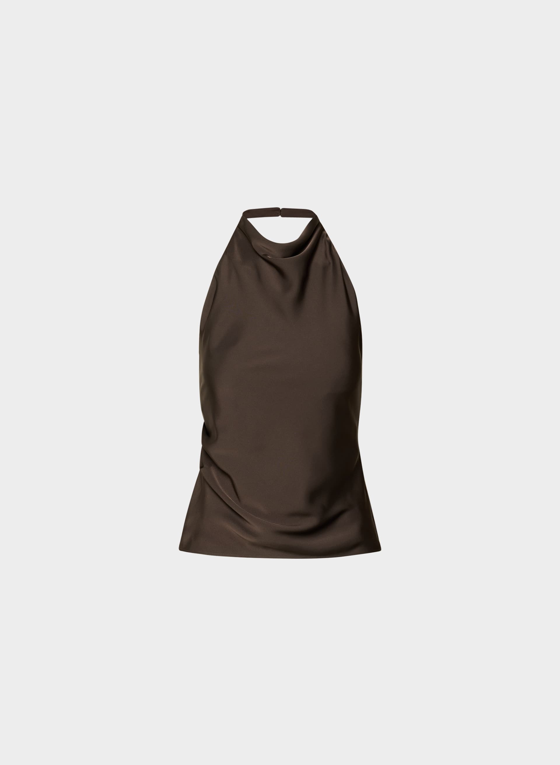 AUDIENCE SATIN HALTER TOP | Aritzia