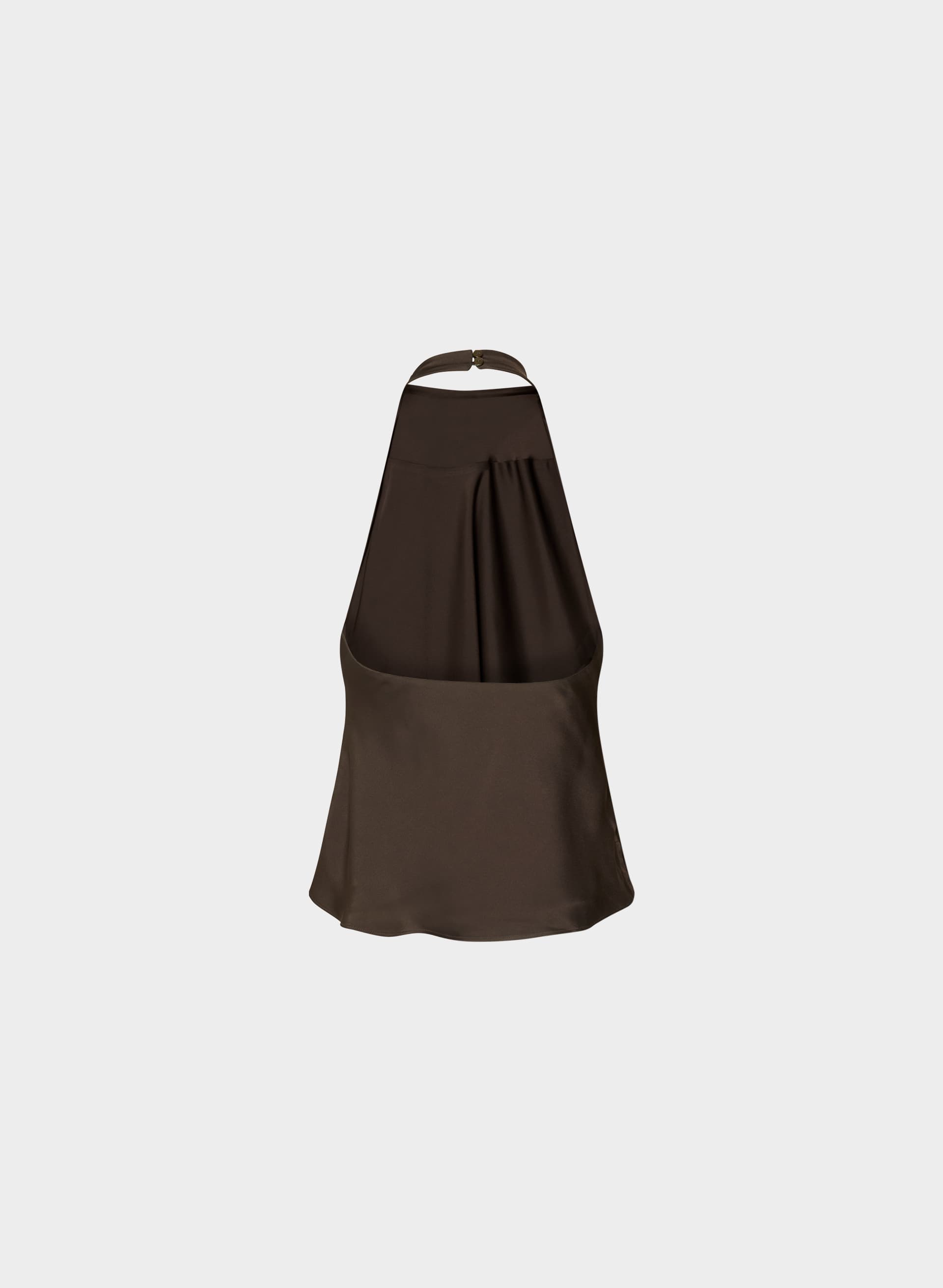 AUDIENCE SATIN HALTER TOP | Aritzia