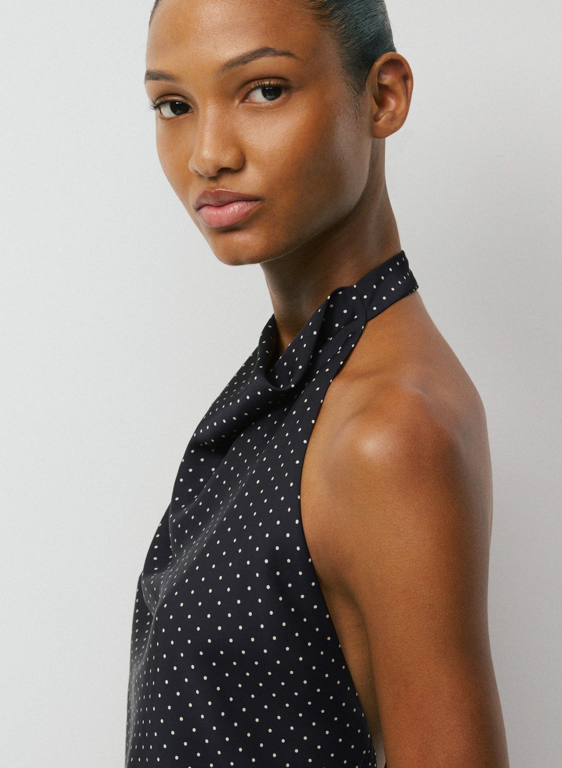 Audience Satin Halter Top | Aritzia US