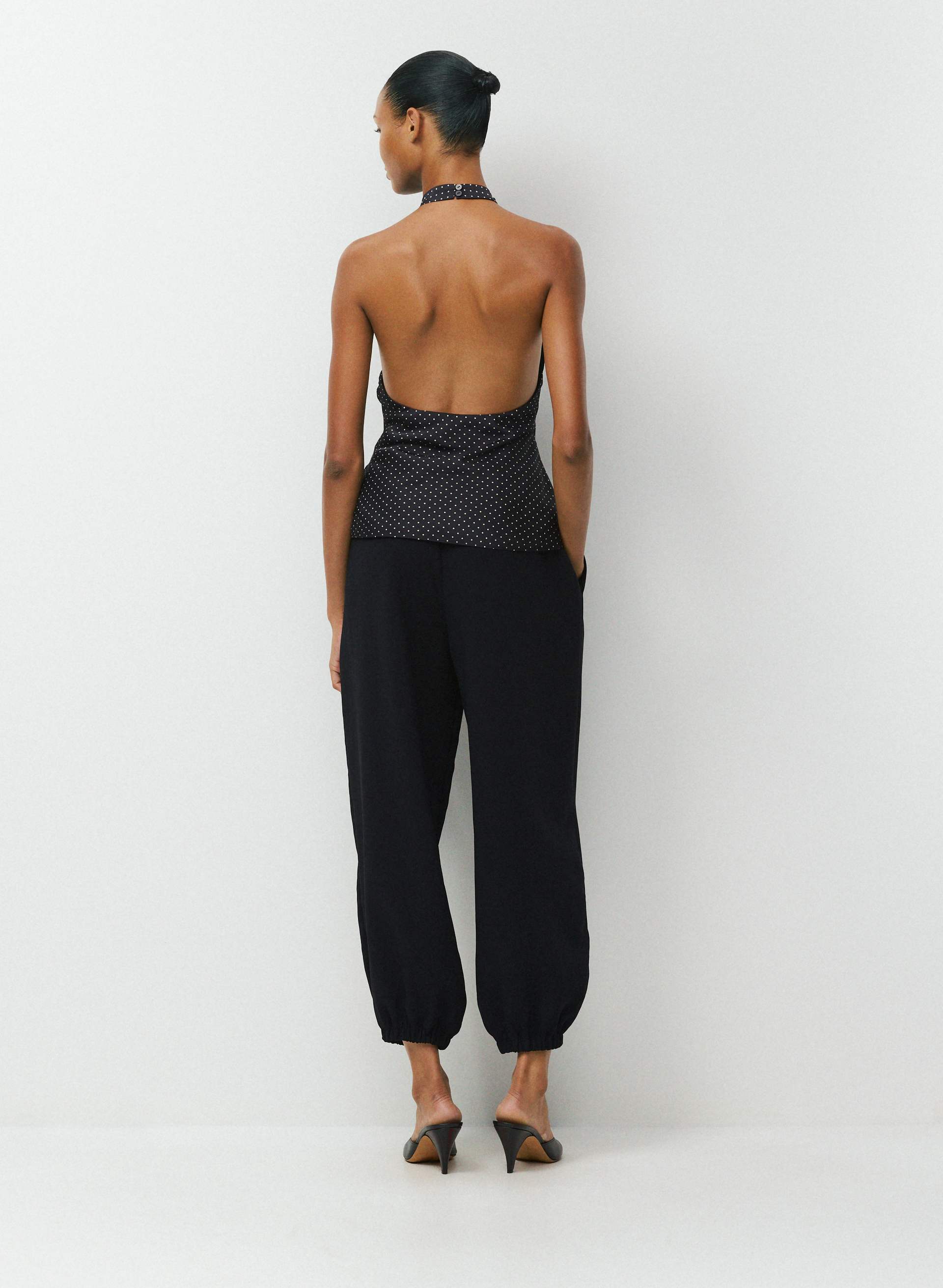 Audience Satin Halter Top | Aritzia US