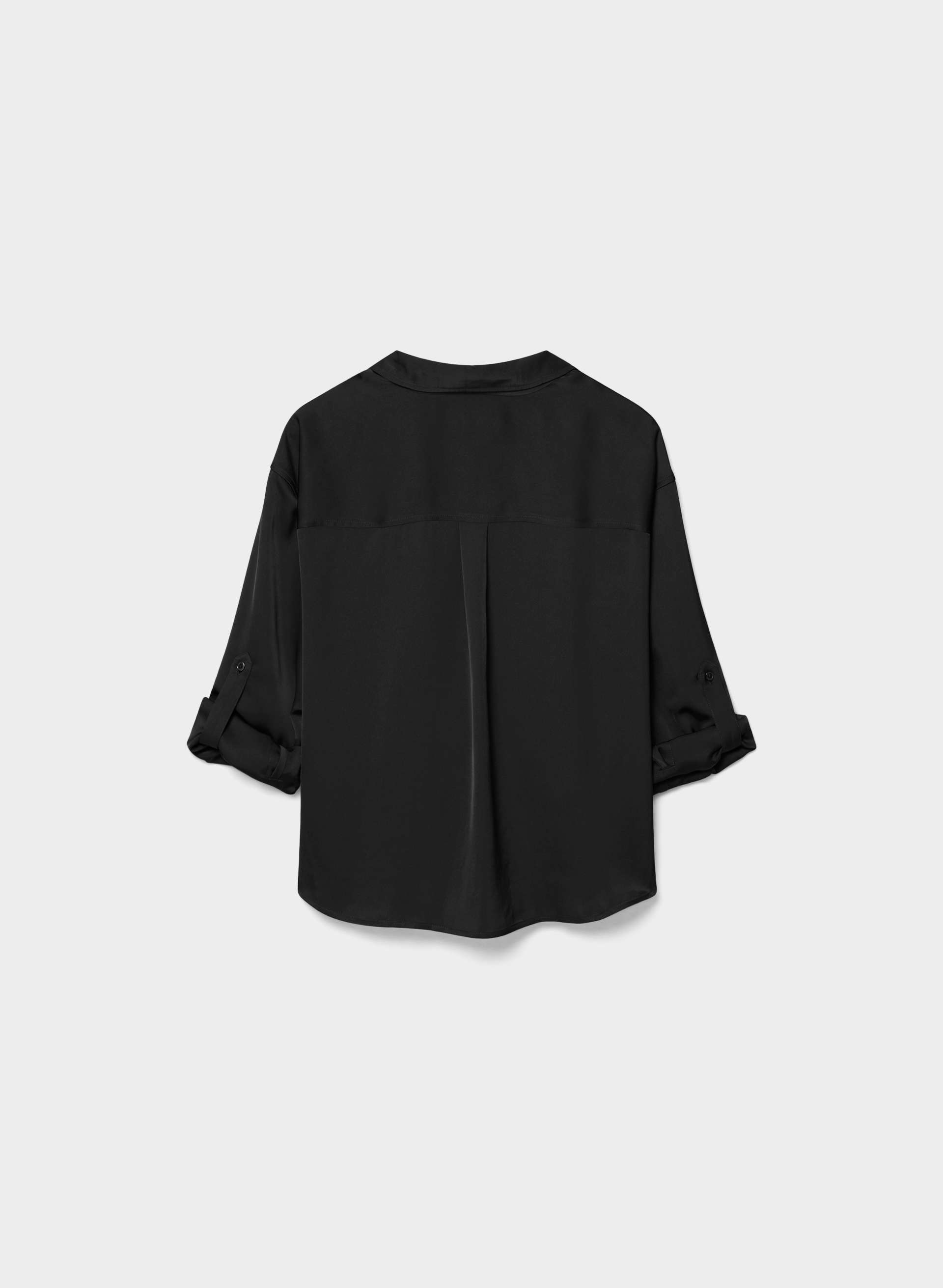 PORTOFINO SATIN SHIRT | Aritzia