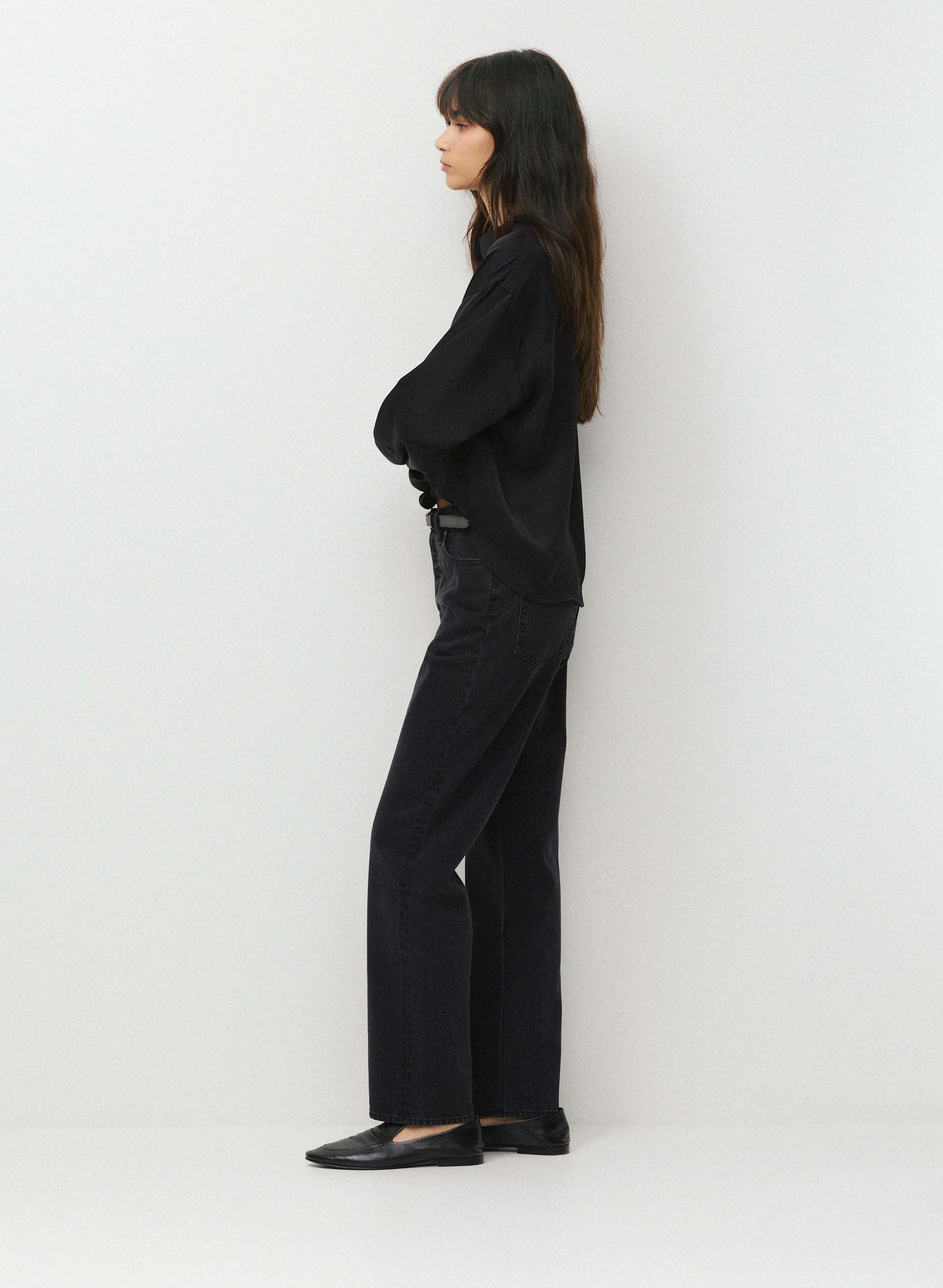 CHEMISE PORTOFINO EN SATIN | Aritzia