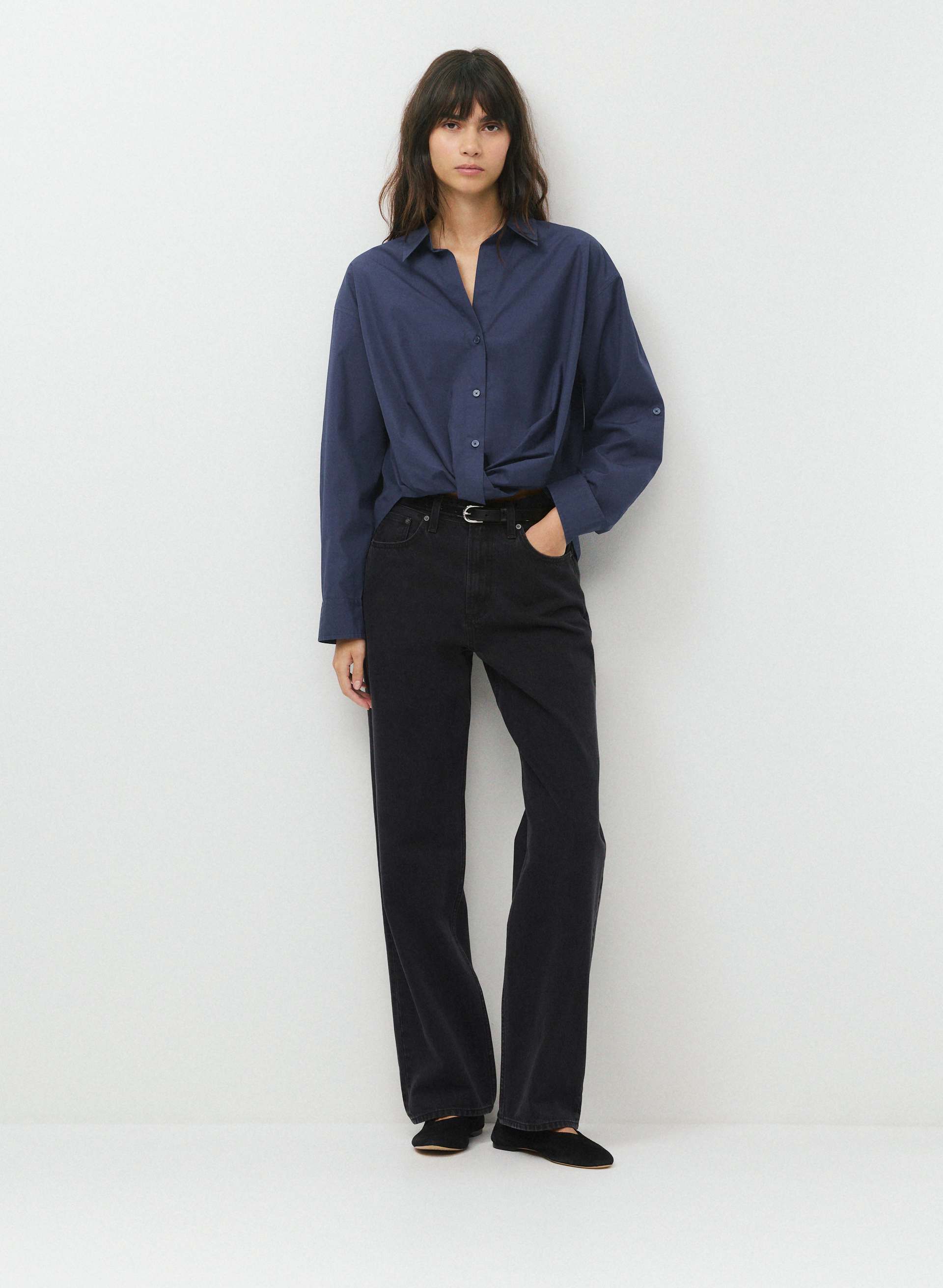 CHEMISE PORTOFINO EN POPELINE | Aritzia