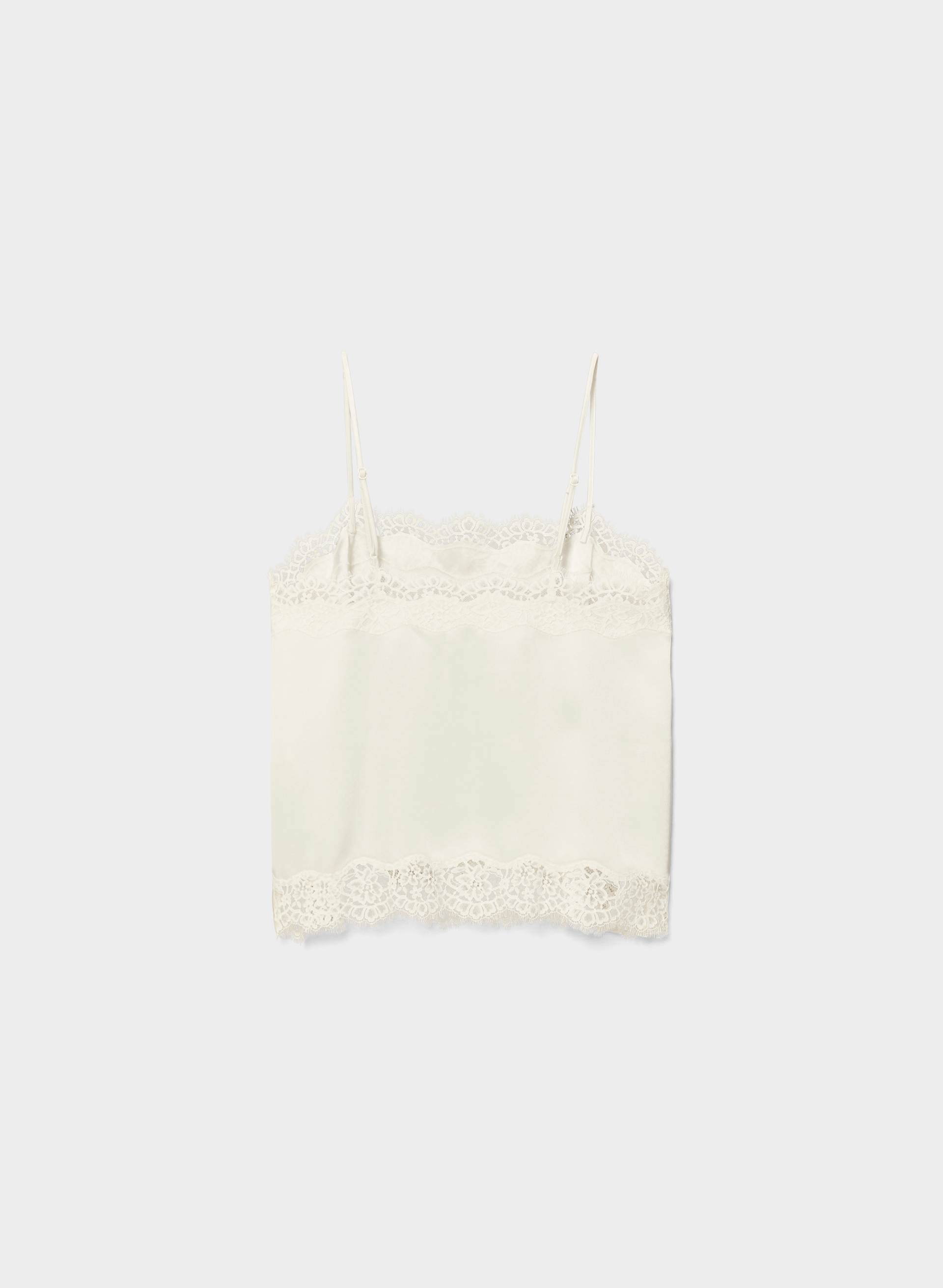 SERIF SATIN WAIST CAMISOLE | Aritzia
