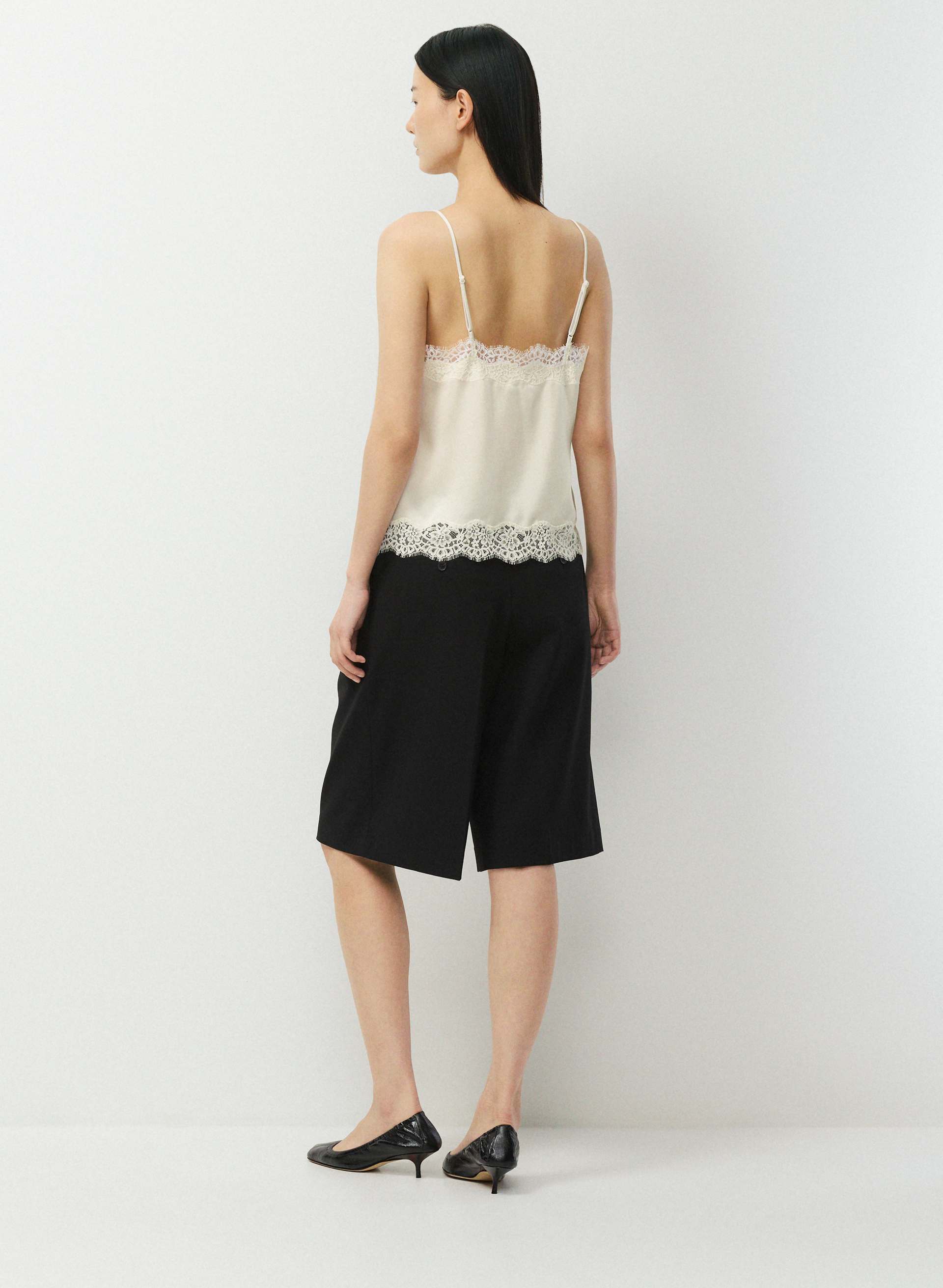 SERIF SATIN WAIST CAMISOLE | Aritzia