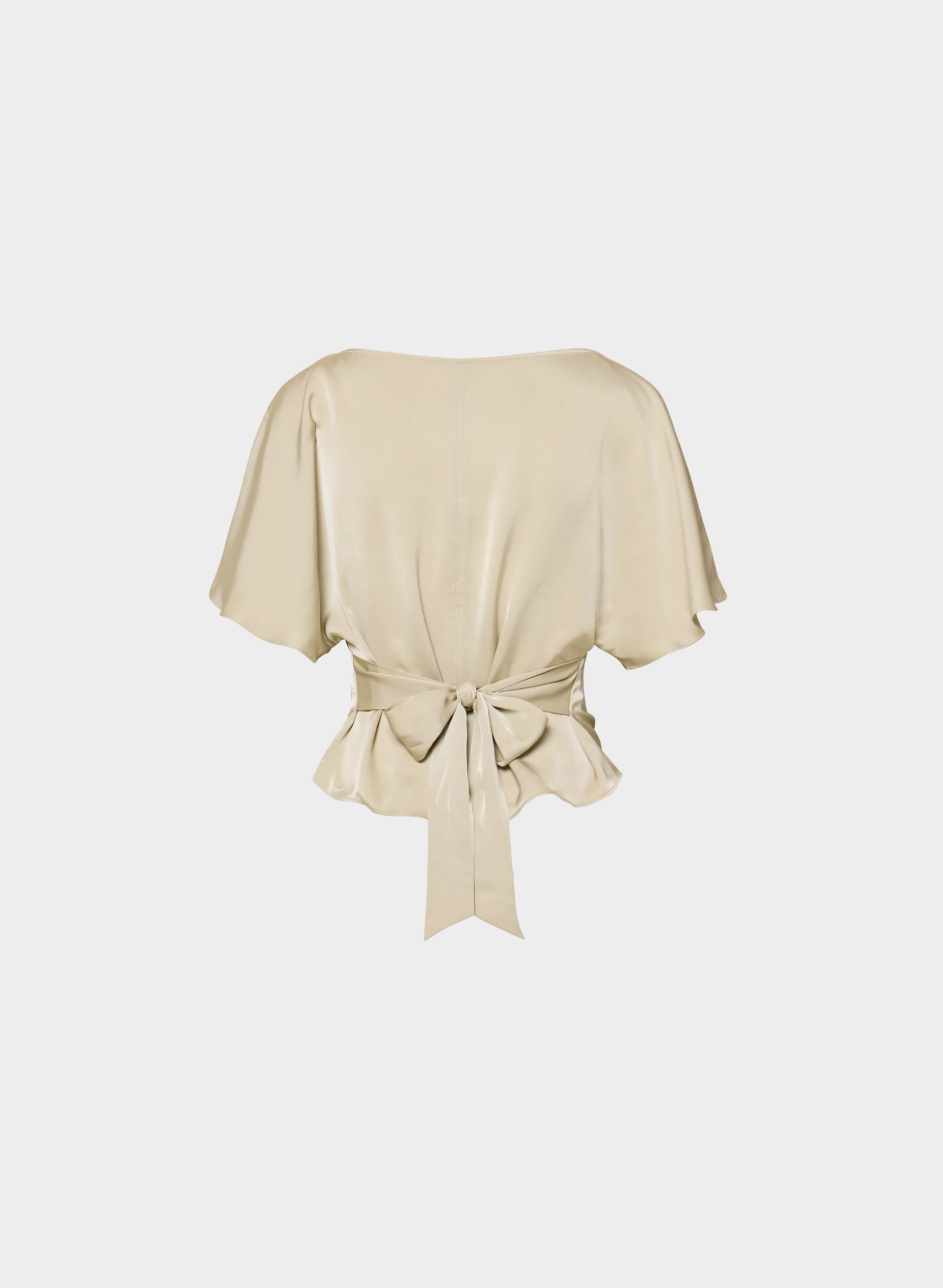 GINGER SATIN BLOUSE | Aritzia