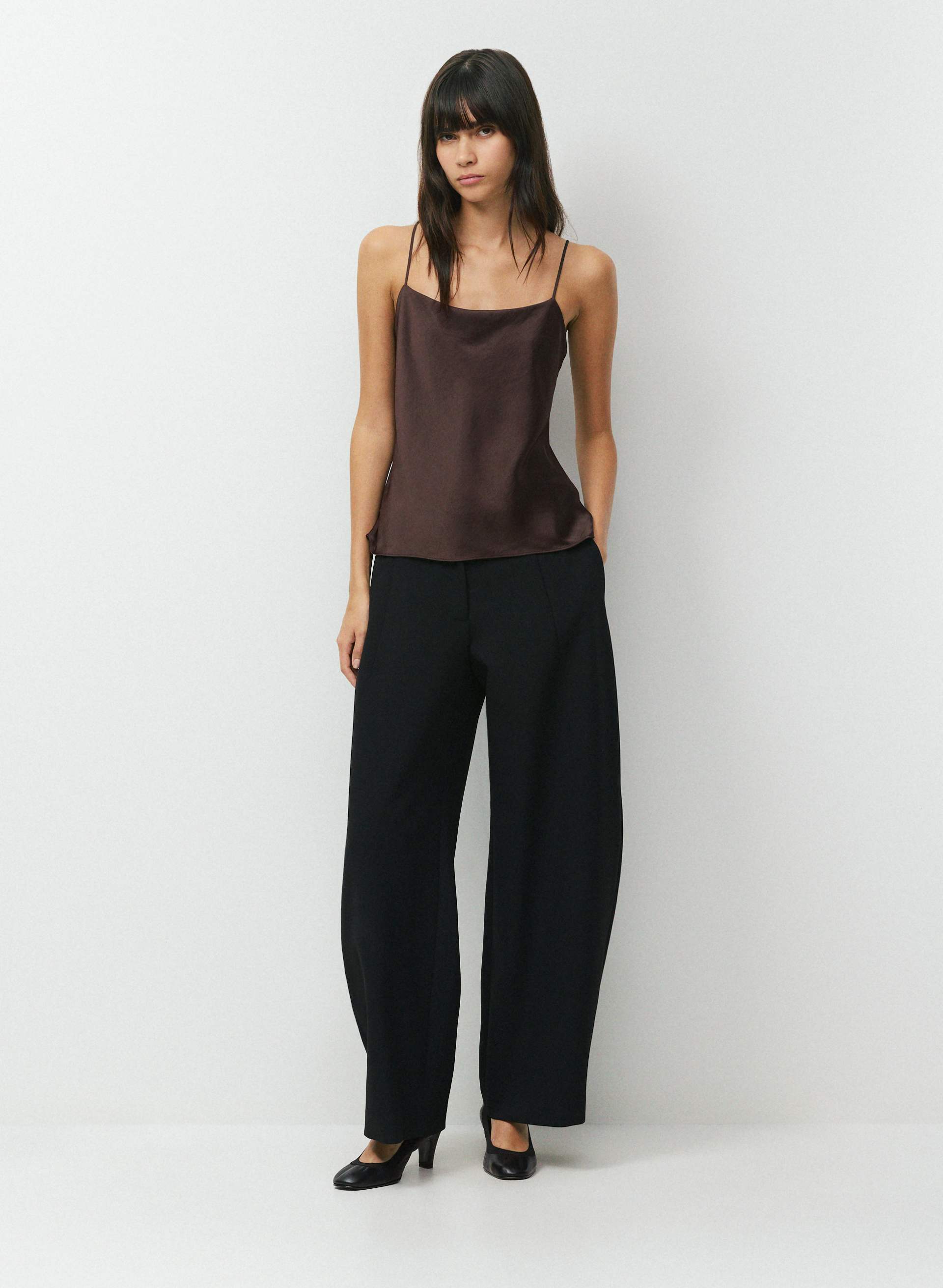 PRONTO SATIN CAMISOLE - Japanese satin classic cami. 
