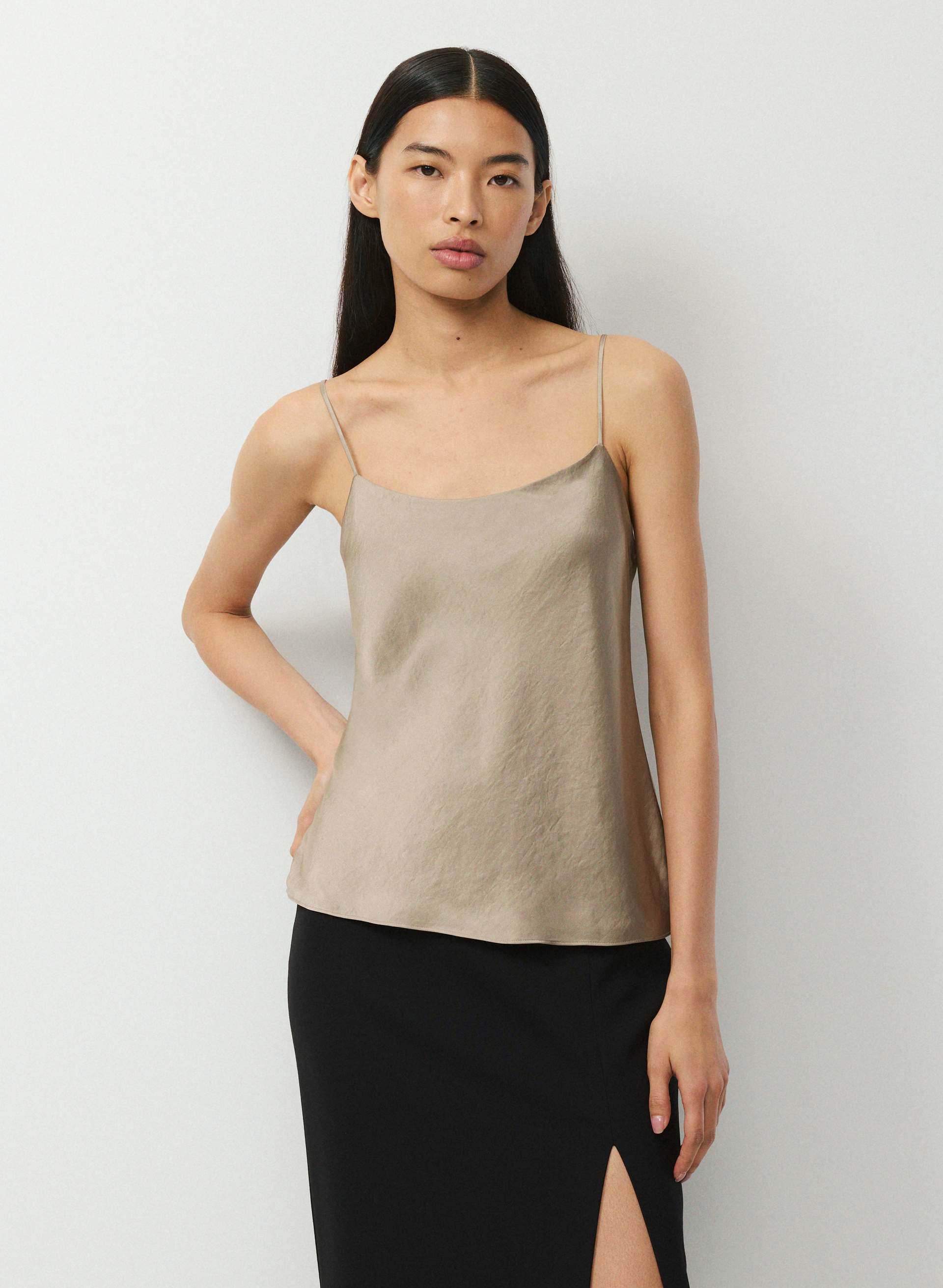 PRONTO SATIN CAMISOLE | Aritzia