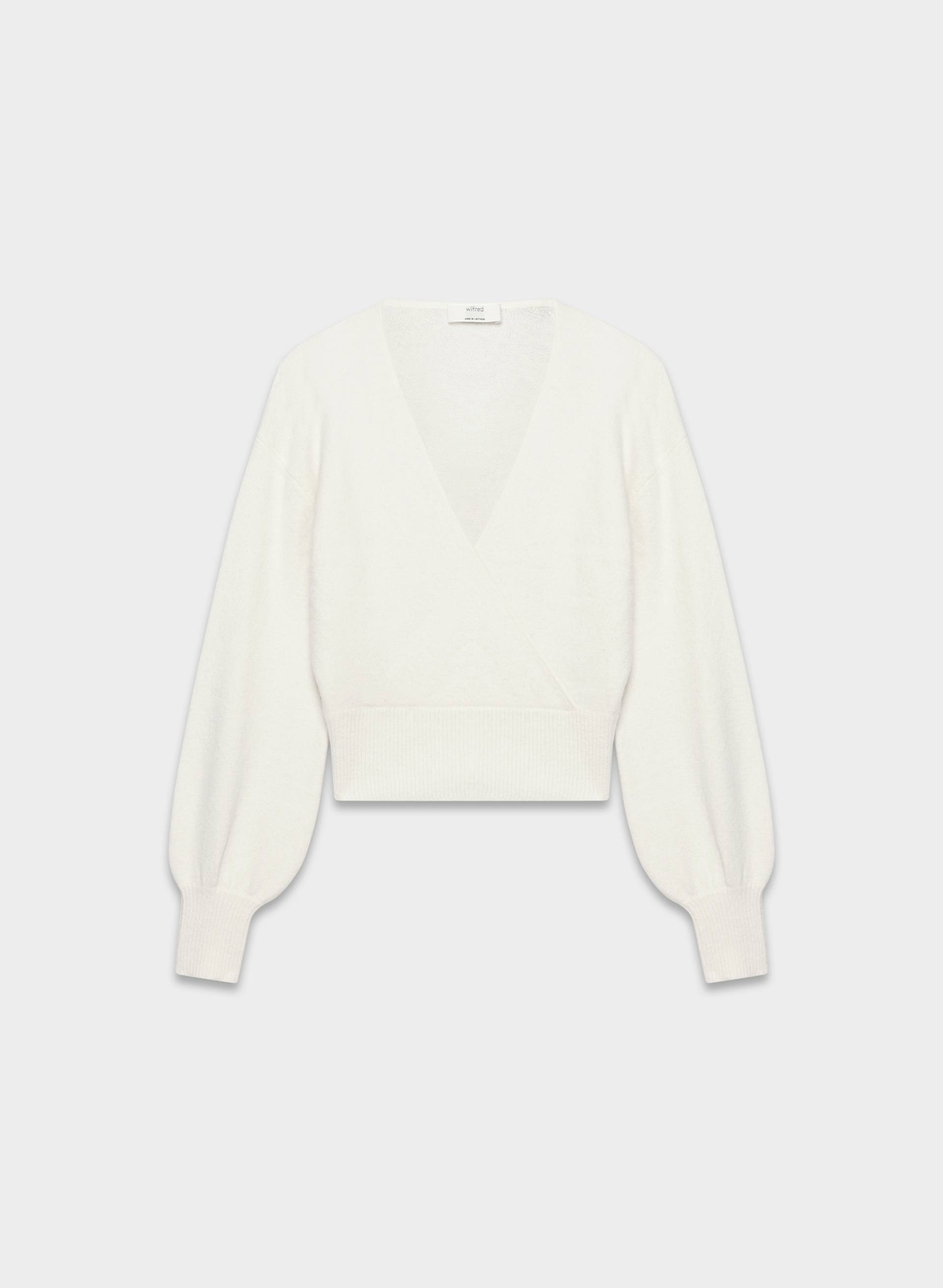 SOFTSPOKE™ DEAR WRAP SWEATER | Aritzia