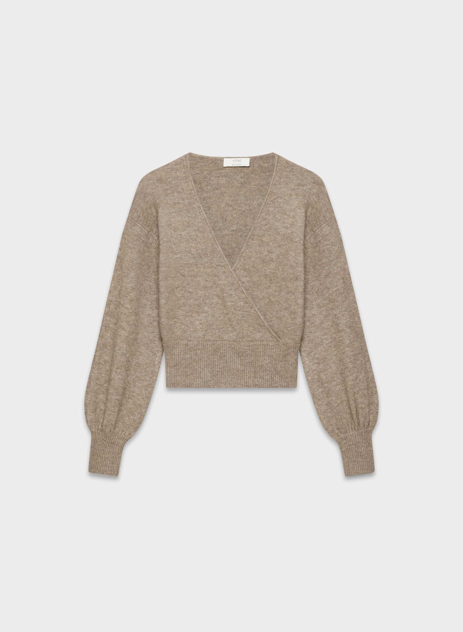 SOFTSPOKE™ DEAR WRAP SWEATER | Aritzia
