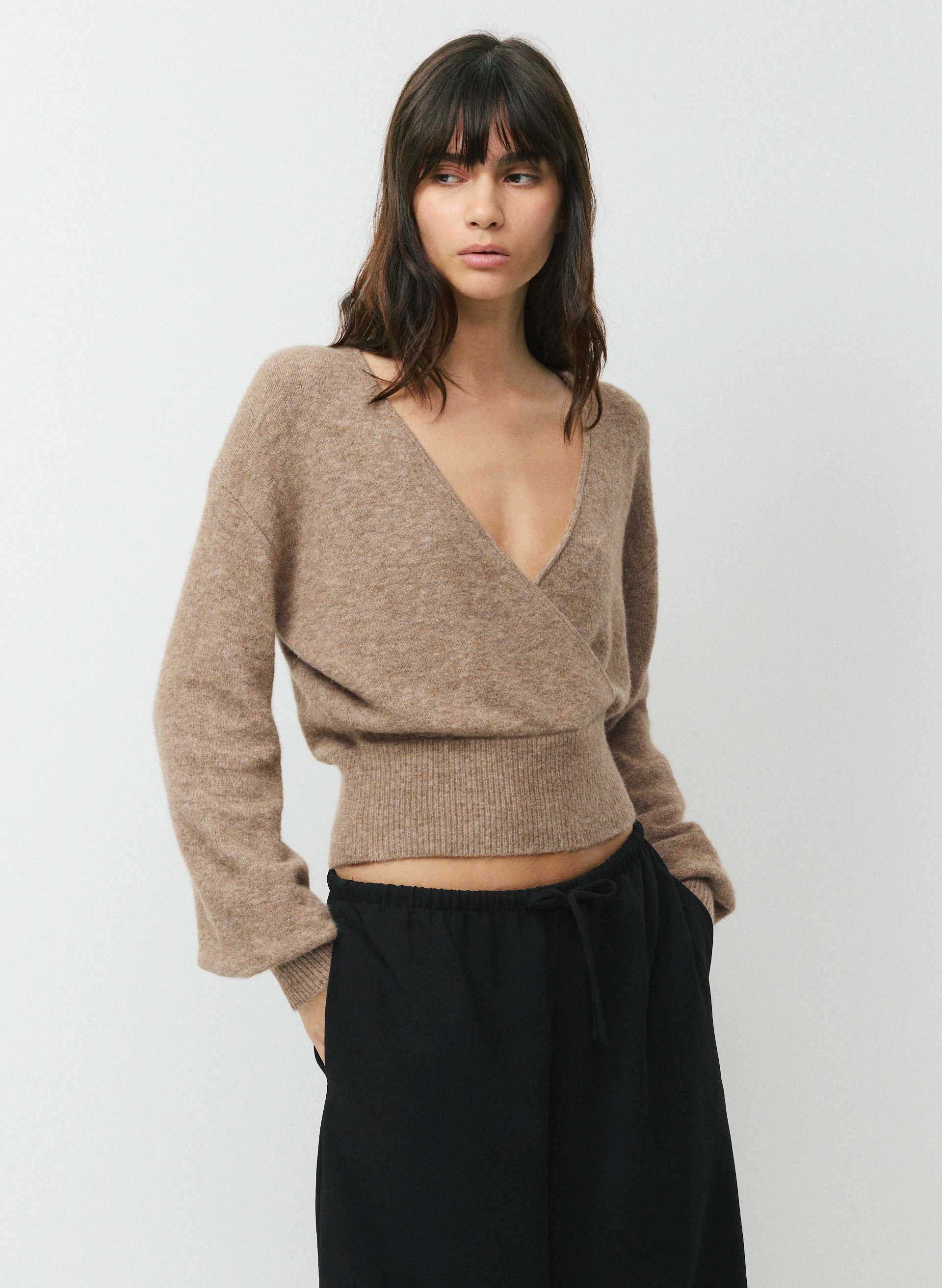 SOFTSPOKE™ DEAR WRAP SWEATER | Aritzia