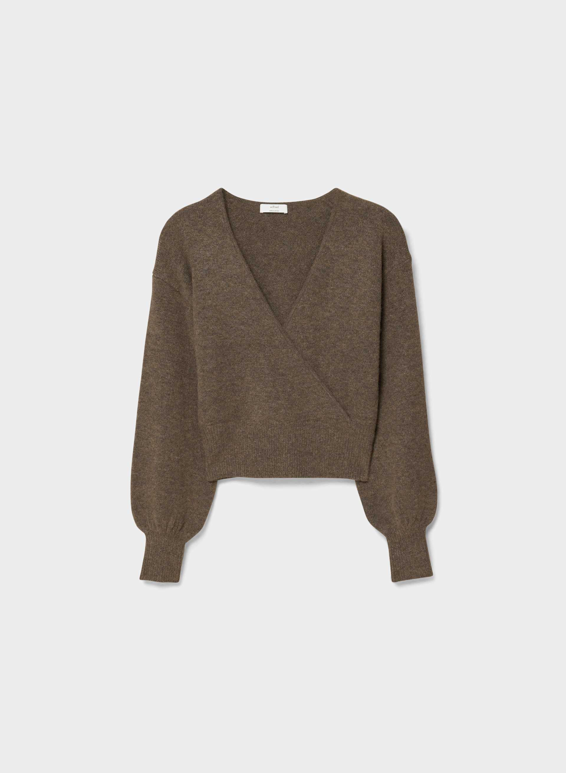 SOFTSPOKE™ DEAR WRAP SWEATER | Aritzia