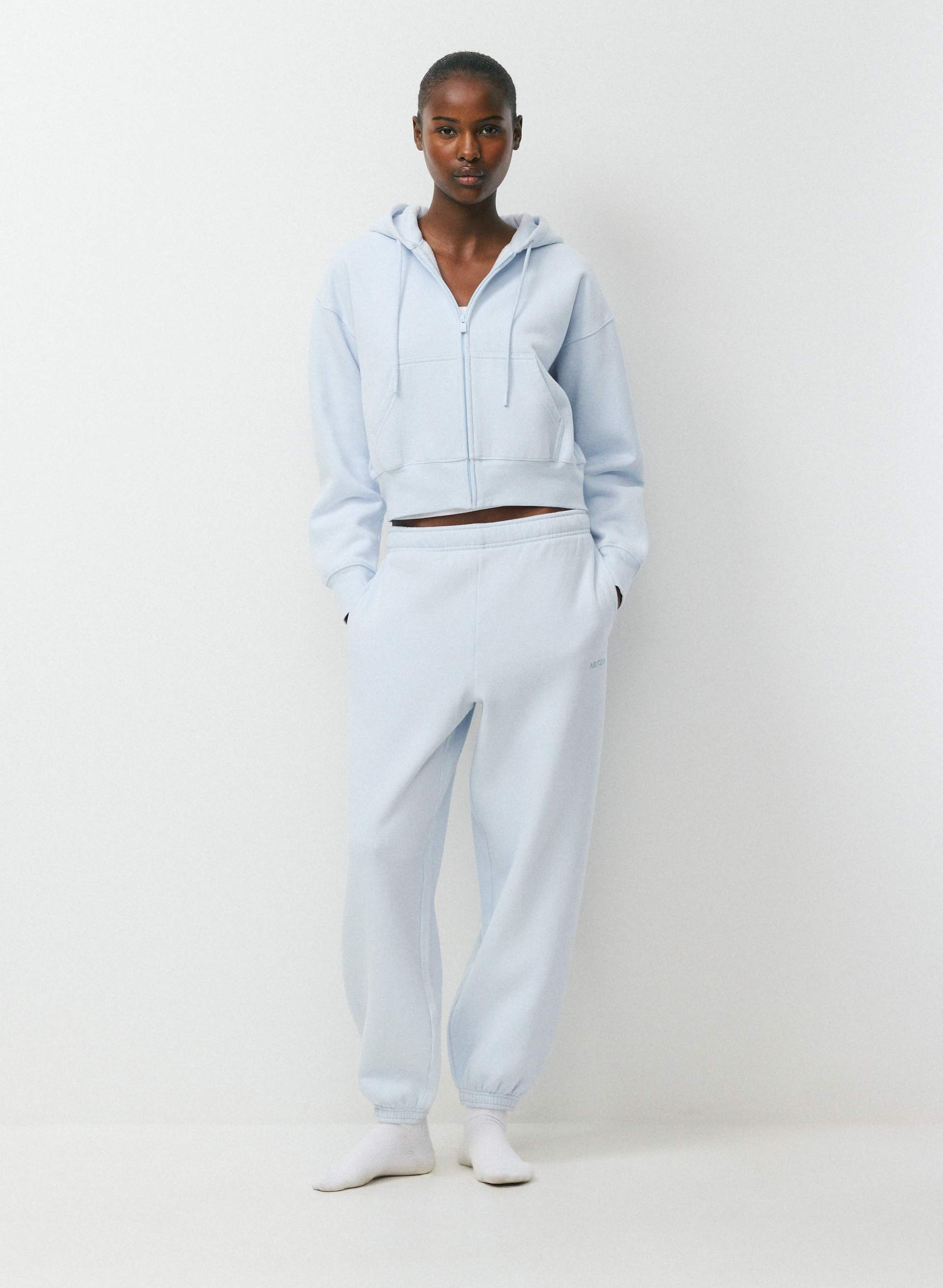COZY SWEATFLEECE BOYFRIEND BOXY ZIP HOODIE - Fan-favourite boxy fleece zip hoodie. 
