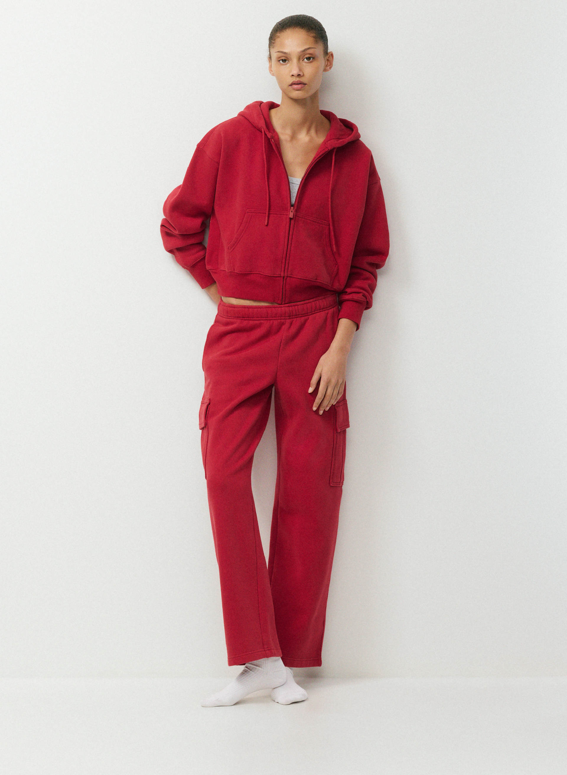COZY SWEATFLEECE BOYFRIEND BOXY ZIP HOODIE - Fan-favourite boxy fleece zip hoodie. 